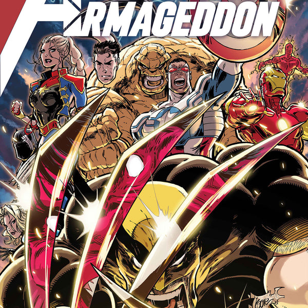 プロモ付Avengers Armageddon #1 Kaare Andrews Avengers: Armageddon #1 Kaare Andrews Foil Variant