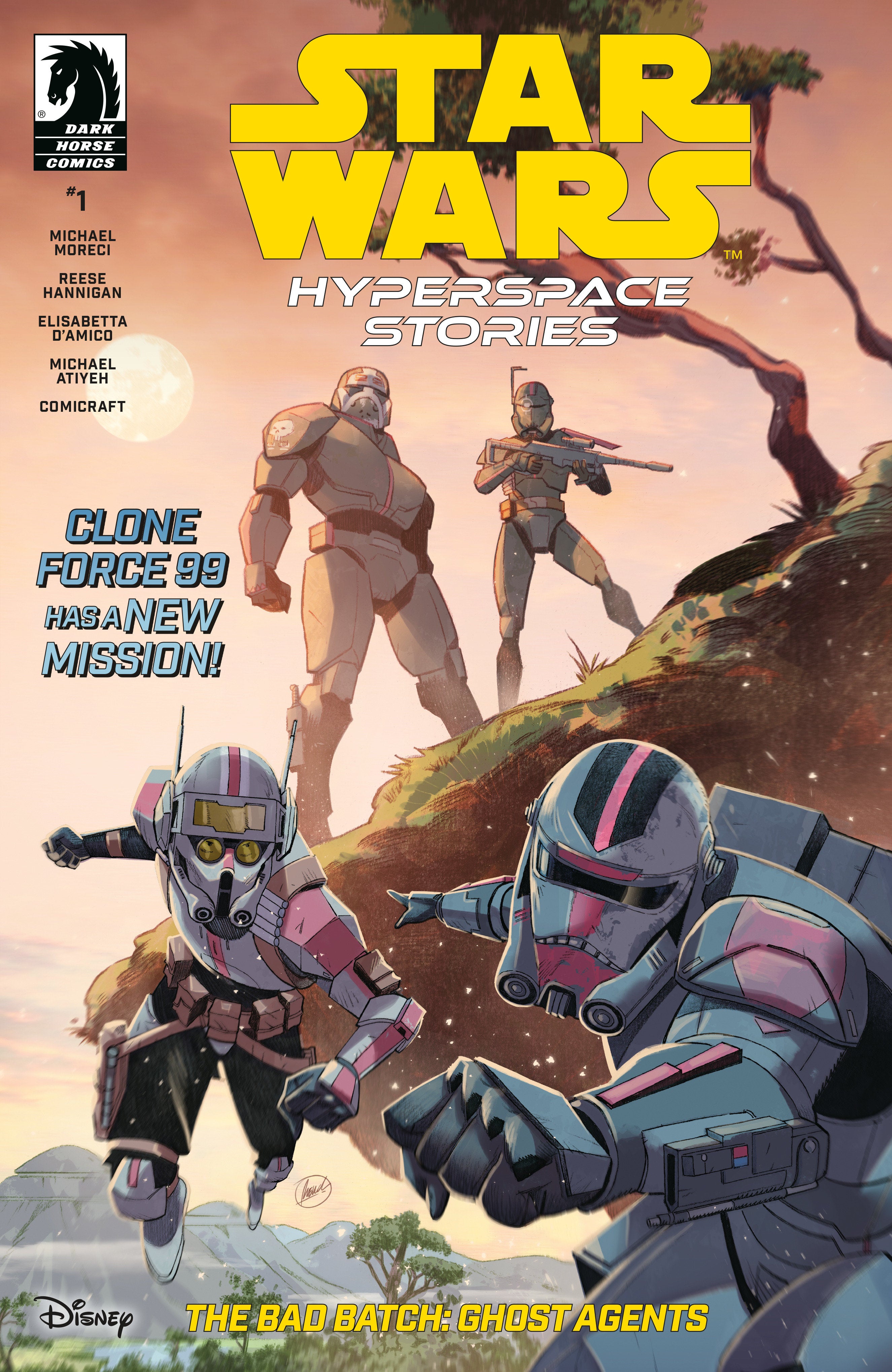 Star Wars: Hyperspace Stories-The Bad Batch--Ghost Agents #1 (Cover B) (French Car Lomagno)