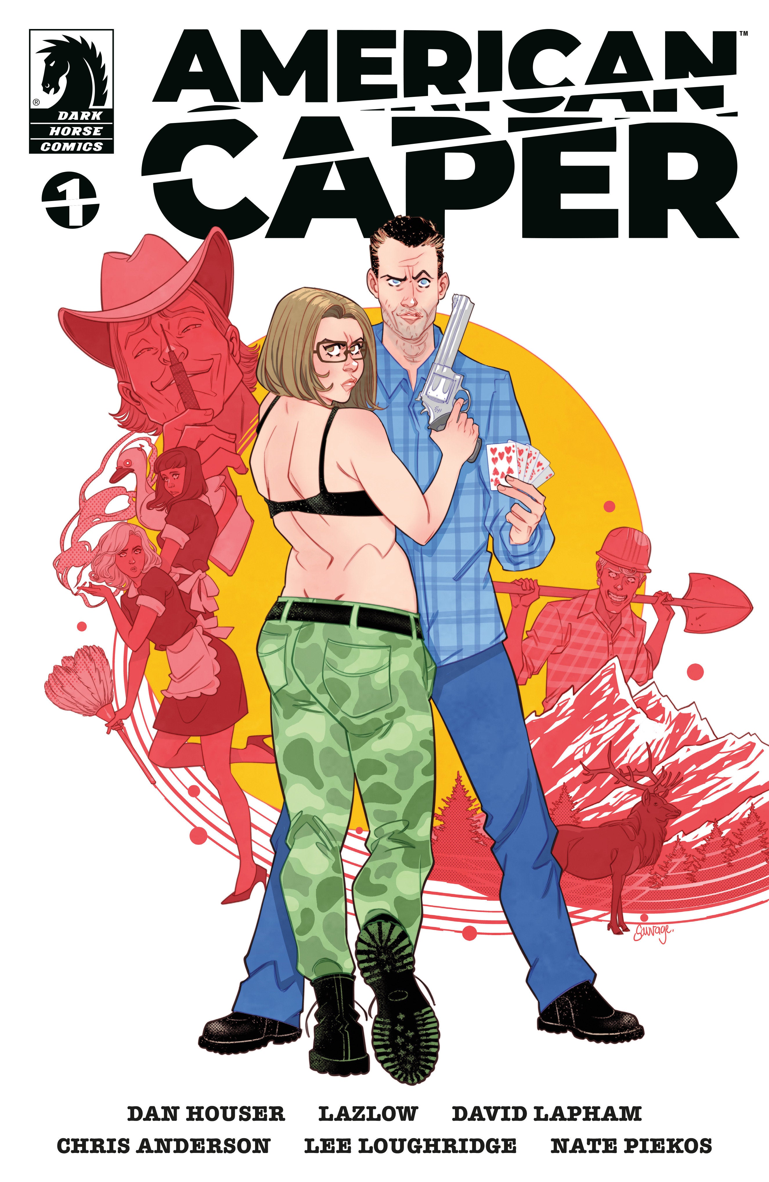 American Caper #1 (Cover E) (Marguerite Sauvage)