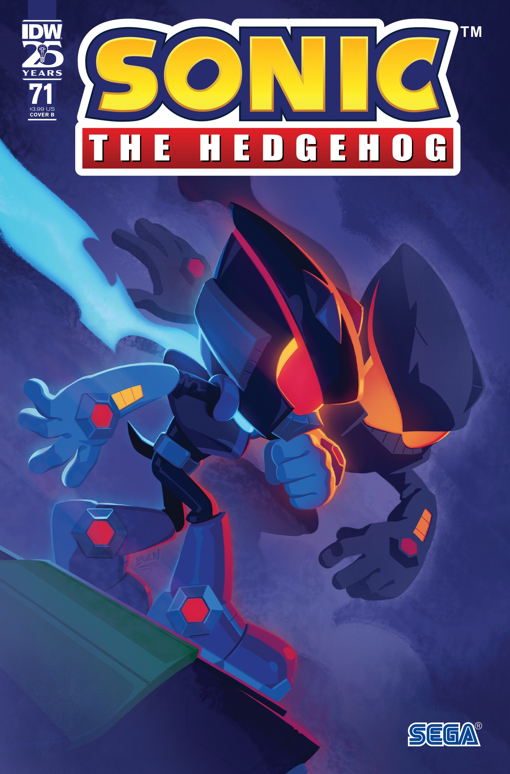 Sonic The Hedgehog #71 Variant B (Stanley)