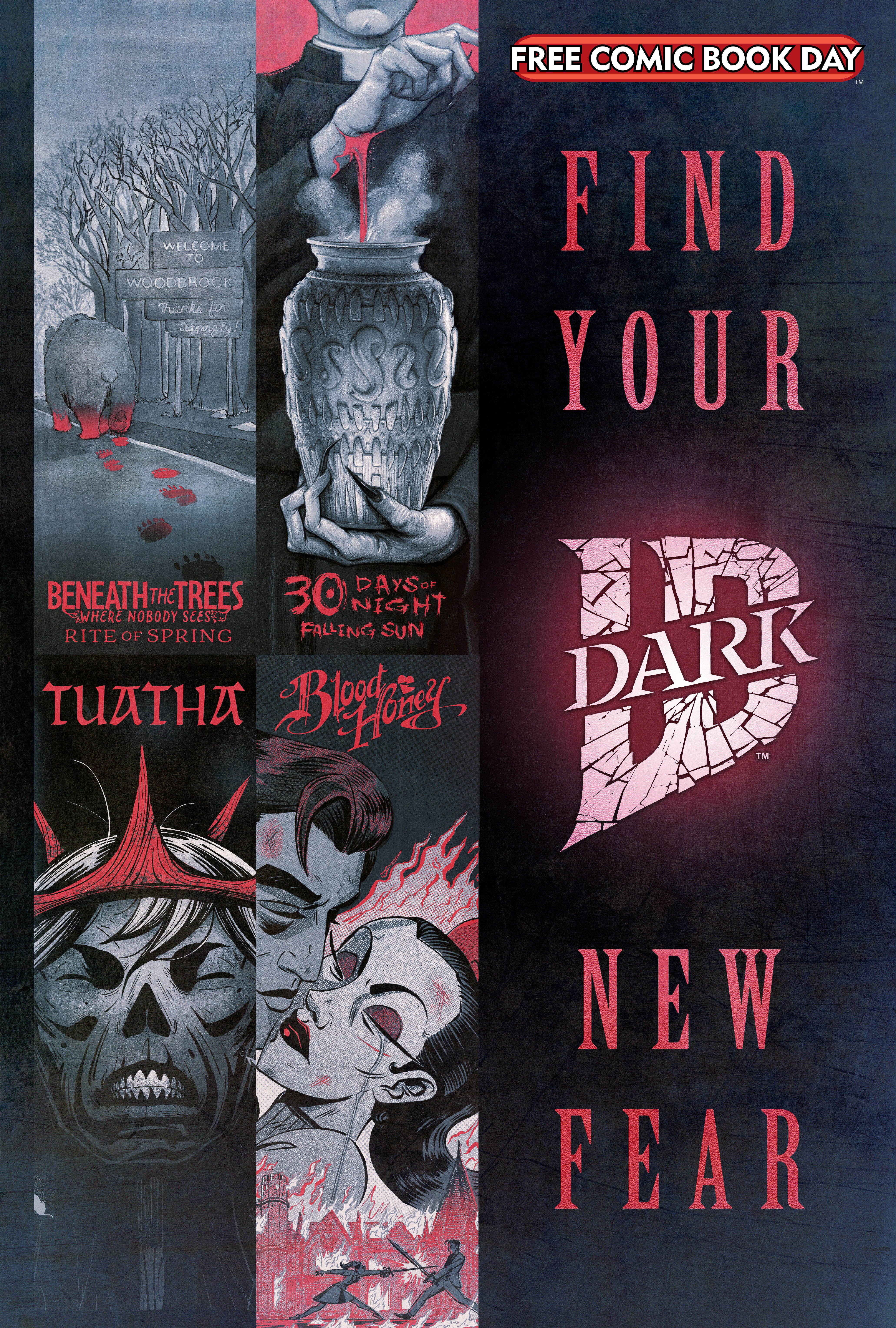 Free Comic Book Day 2025 Idw Dark Find Your New Fear