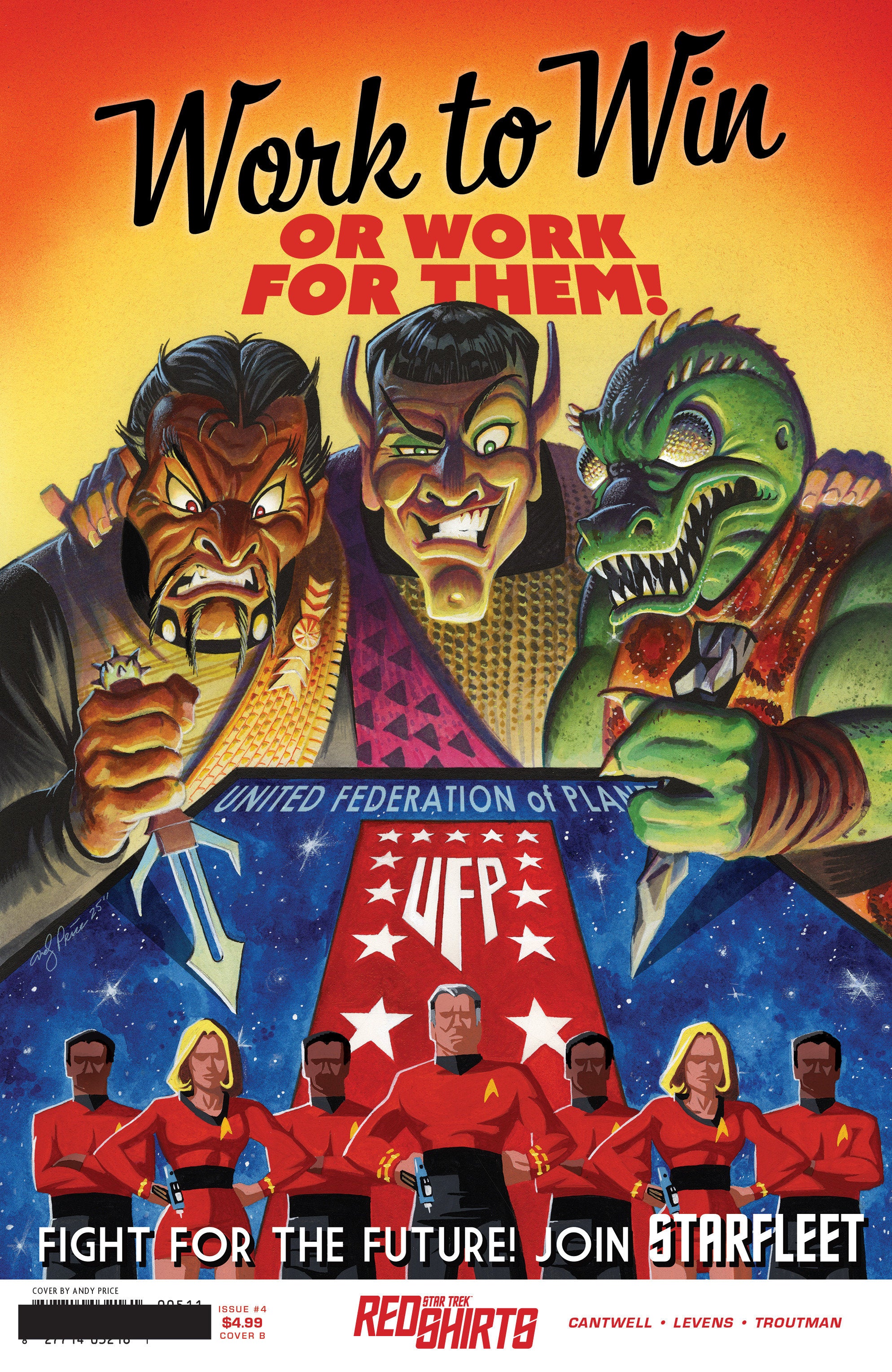 Star Trek: Red Shirts #4 Variant B (Price Federation Recruitment)