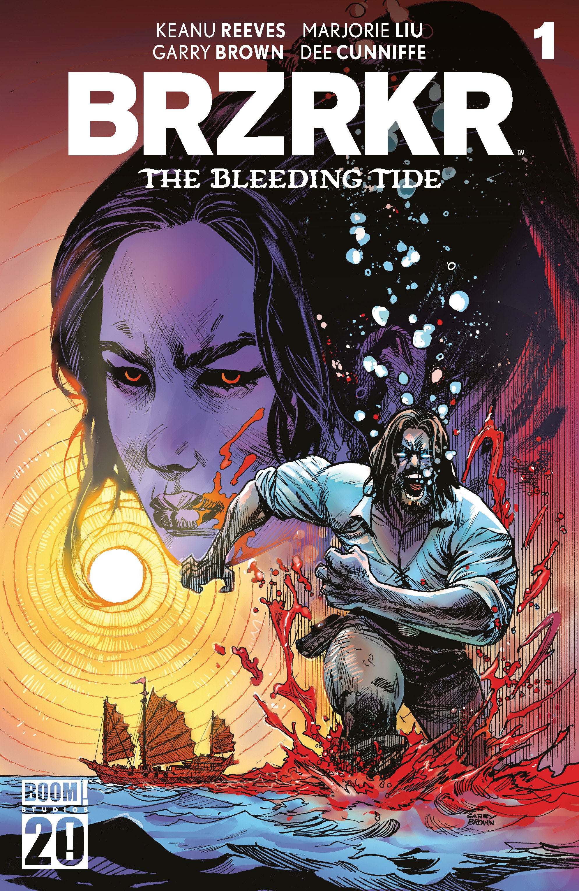 BRZRKR: The Bleeding Tide #1 D Variant (Dressed, Foil, Brown)