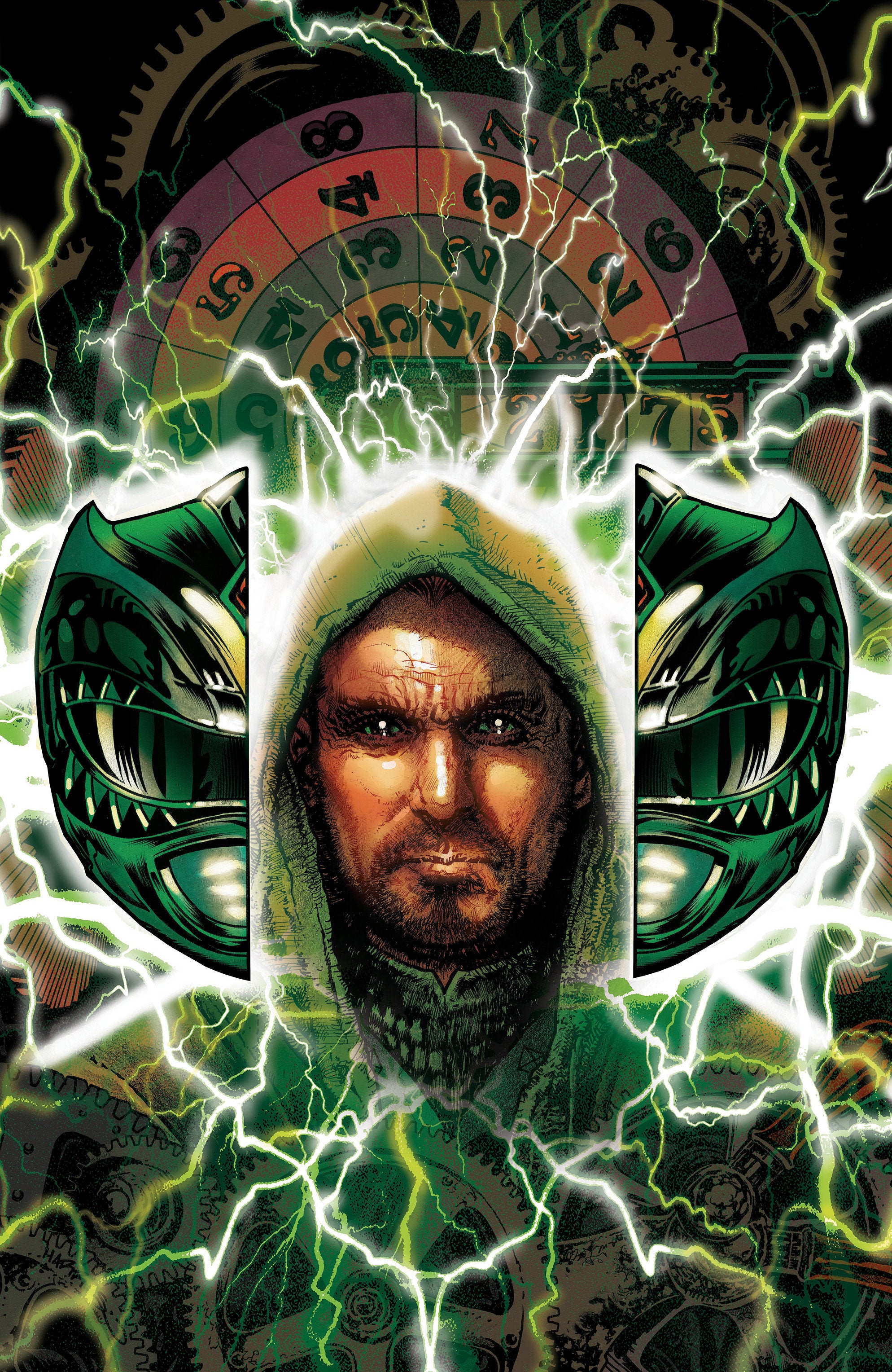 Power Rangers Green #1 F Foil Variant (Full Art, Foil, Harris)