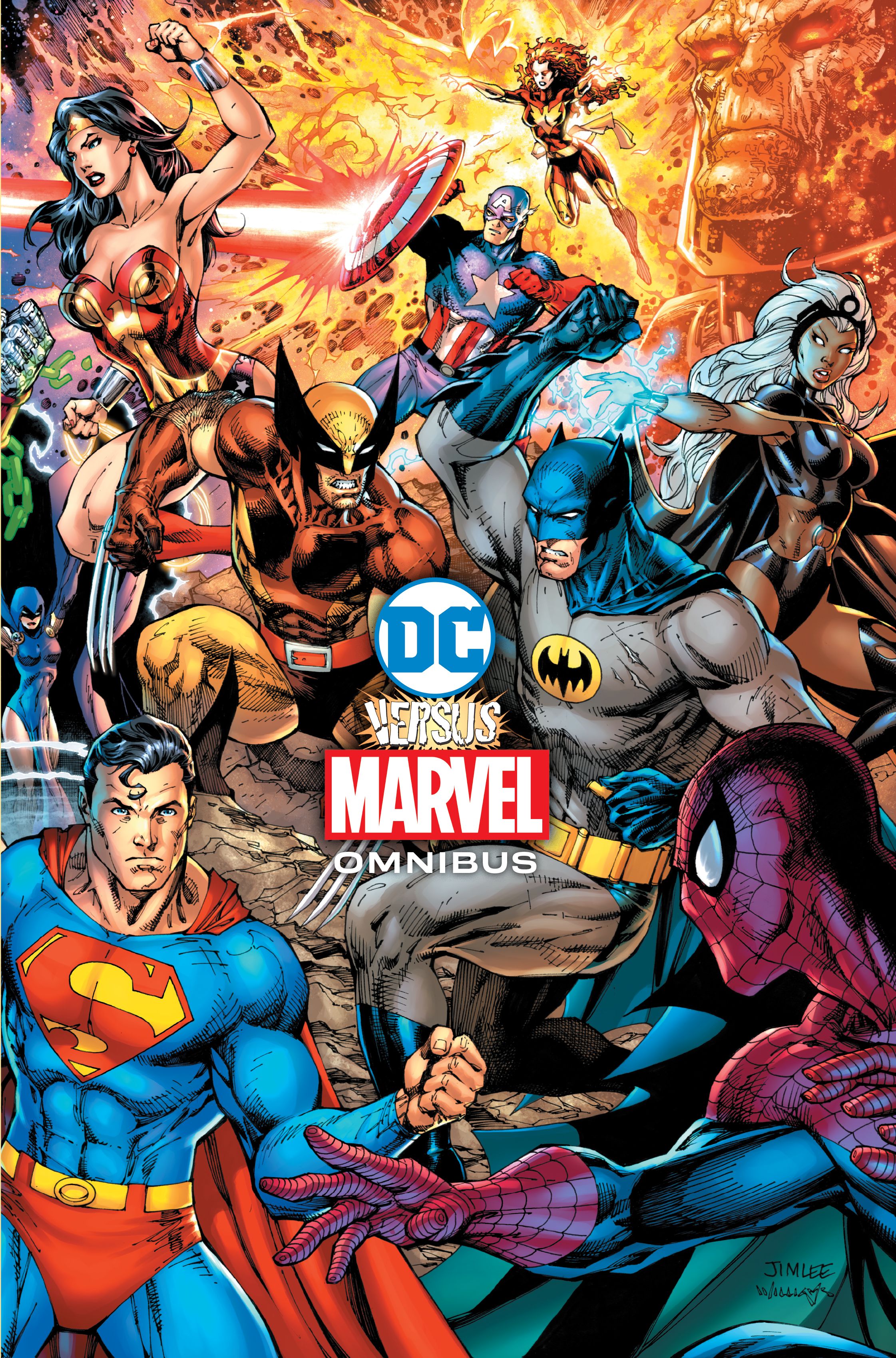 DC Versus Marvel Omnibus Hardcover Direct Market Exclusive Jim Lee & Scott Williams Wraparound Variant