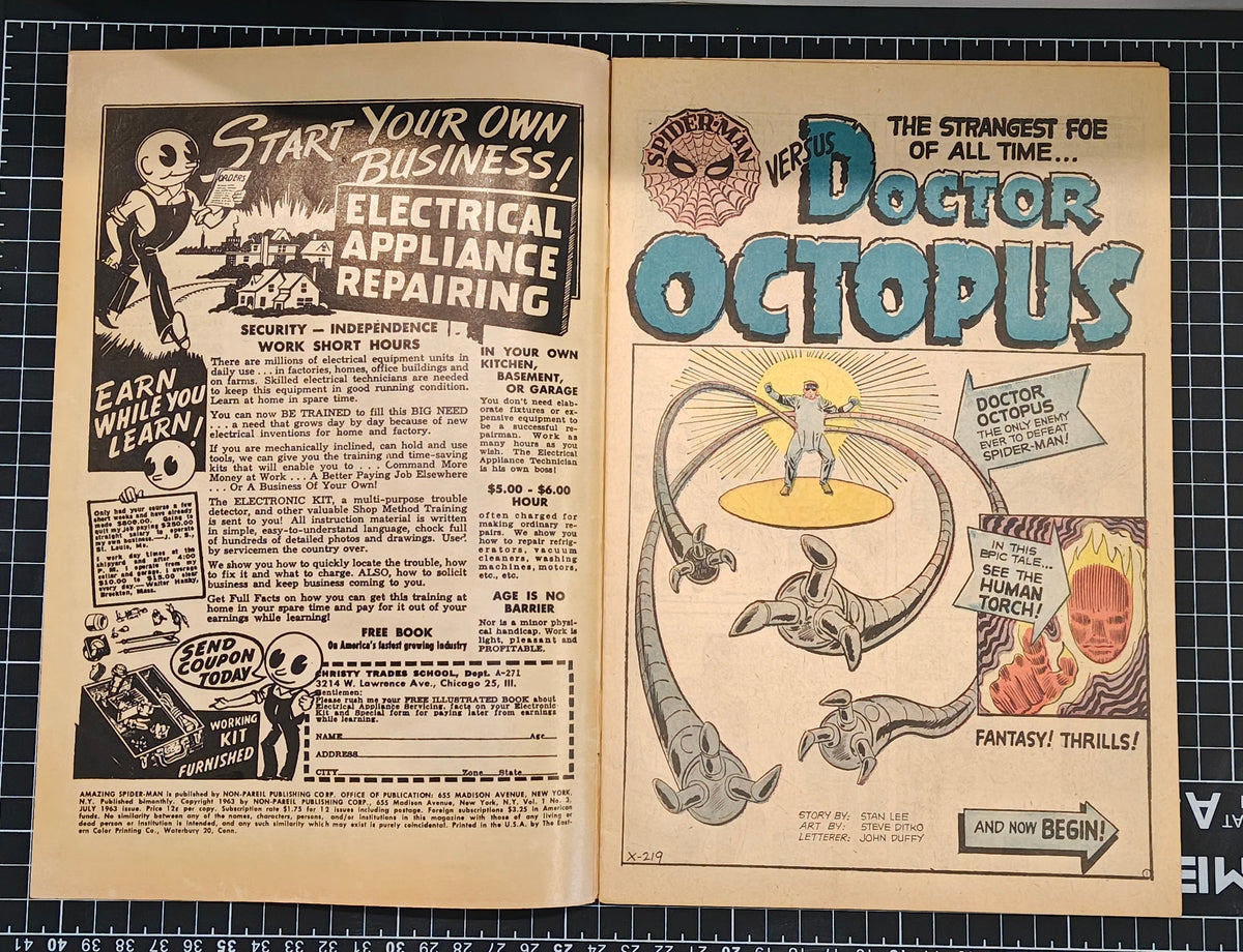 AMAZING SPIDER-MAN (1963) #003 FN (6.0)