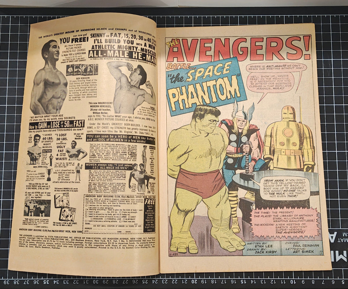 AVENGERS (1963) #002 VF- (7.5)