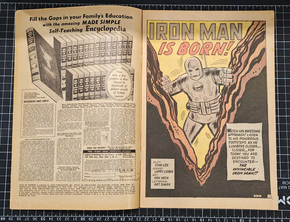 TALES OF SUSPENSE (1959) #39 FN- (5.5)