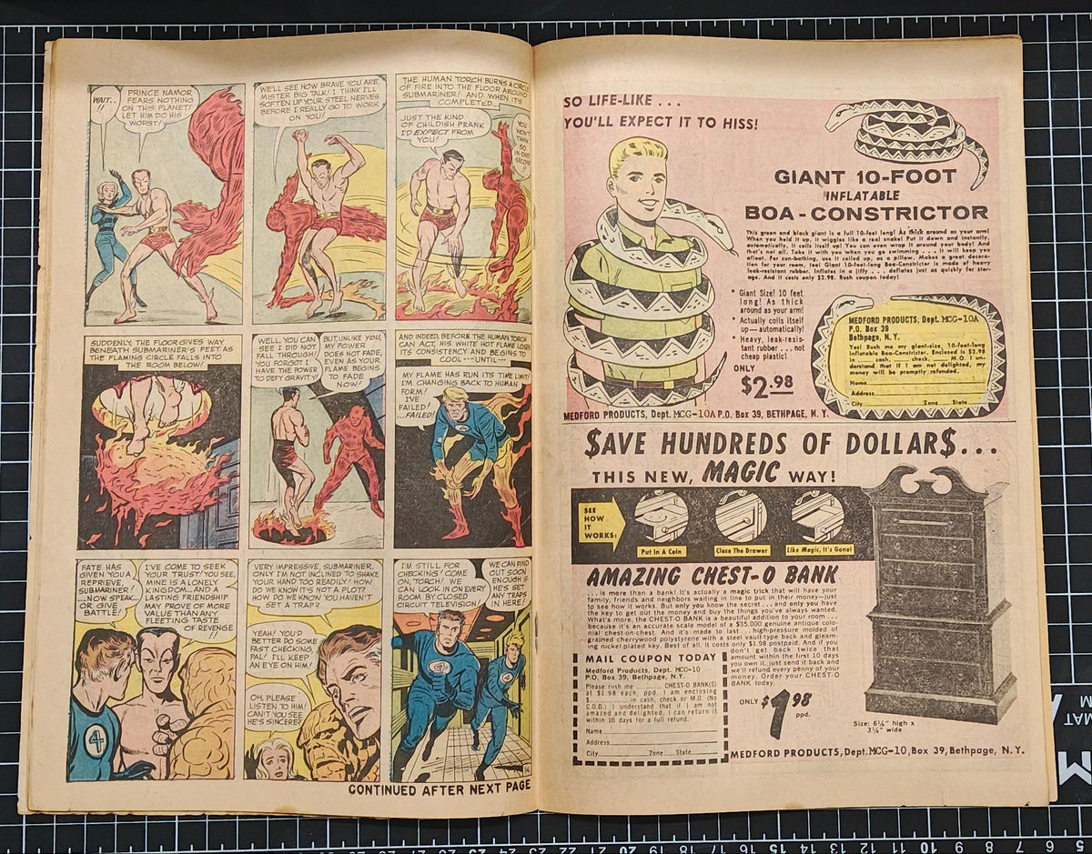 FANTASTIC FOUR (1961) #006 VG- (3.5)