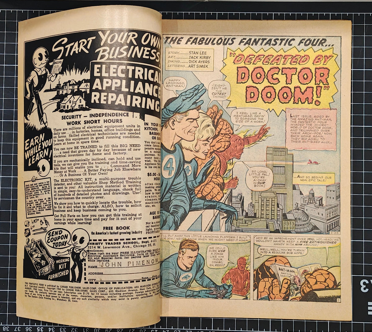 FANTASTIC FOUR (1961) #017 FN+ (6.5)