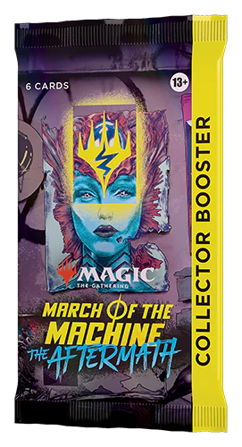 Magic The Gathering CCG March of the Machine Aftermath Epilogue Set Collector's Booster Pack