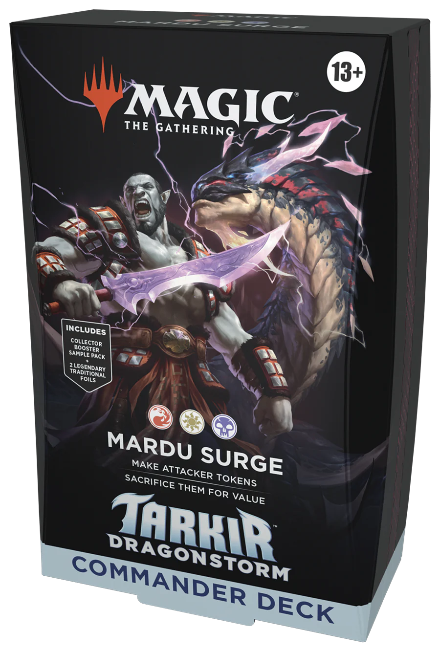 Magic The Gathering Collectible Card Game Tarkir Dragonstorm Commander Deck Mardu Surge