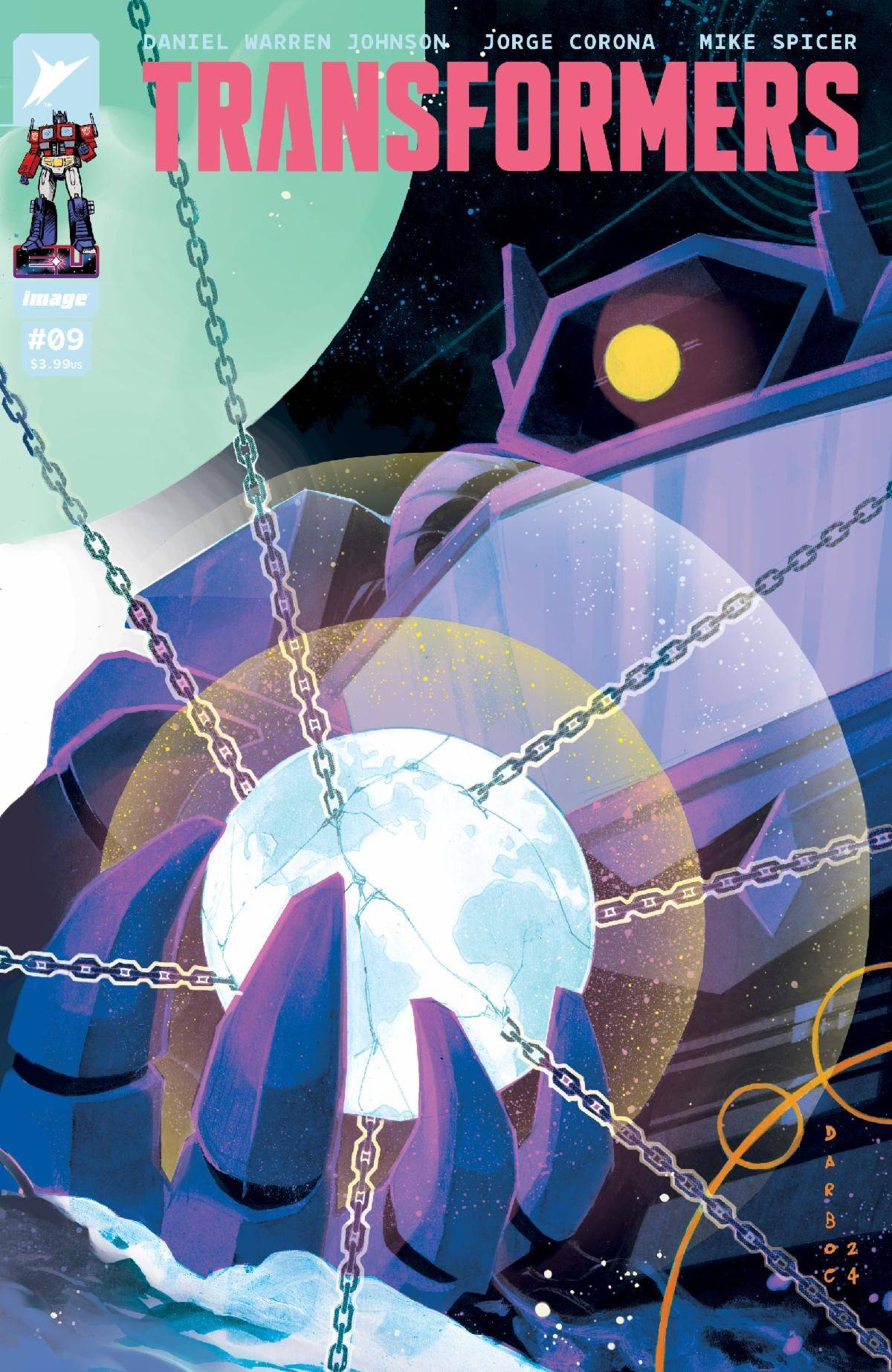 Transformers #9 Cover C 1 in 10 Karen S Darboe Connecting Variant