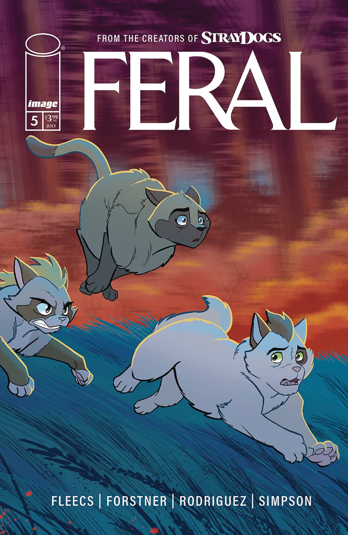 Feral #5 Cover A Tony Fleecs & Trish Forstner Wraparound