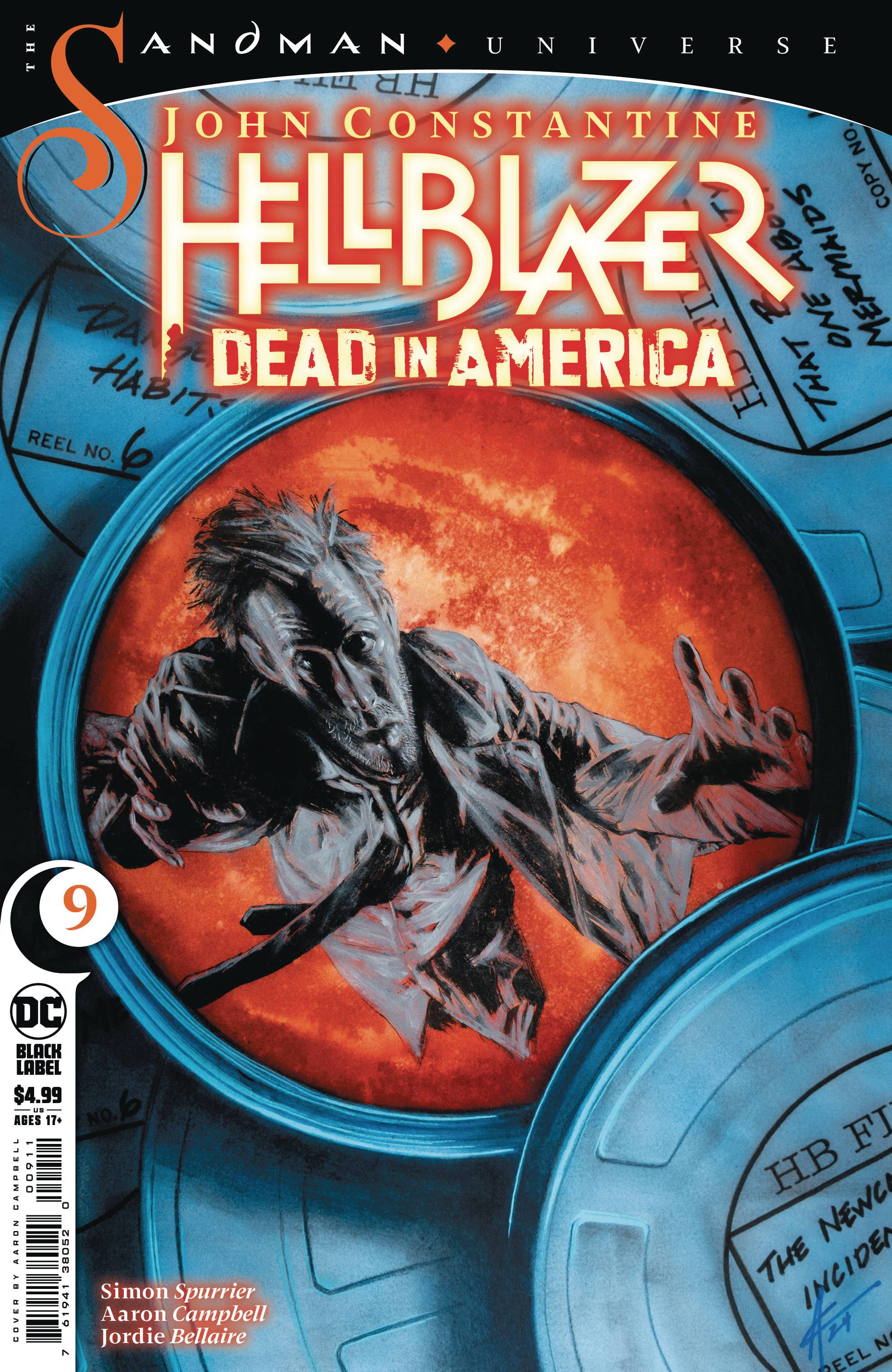 John Constantine Hellblazer Dead In America #9 (Of 11) Cover A Aaron Campbell (Mature)