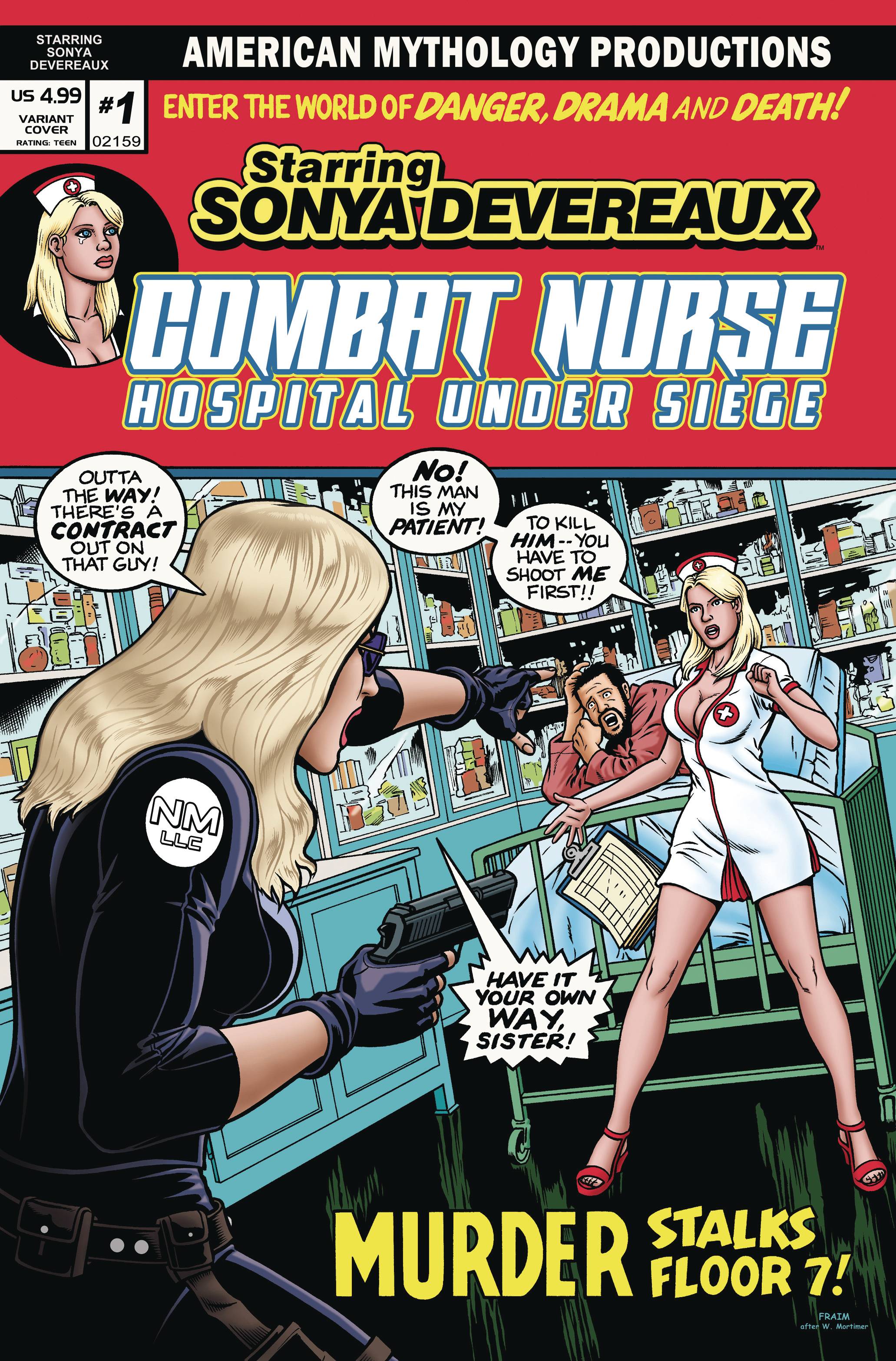 Starring Sonya Devereaux Combat Nurse #1 Cover B Homage