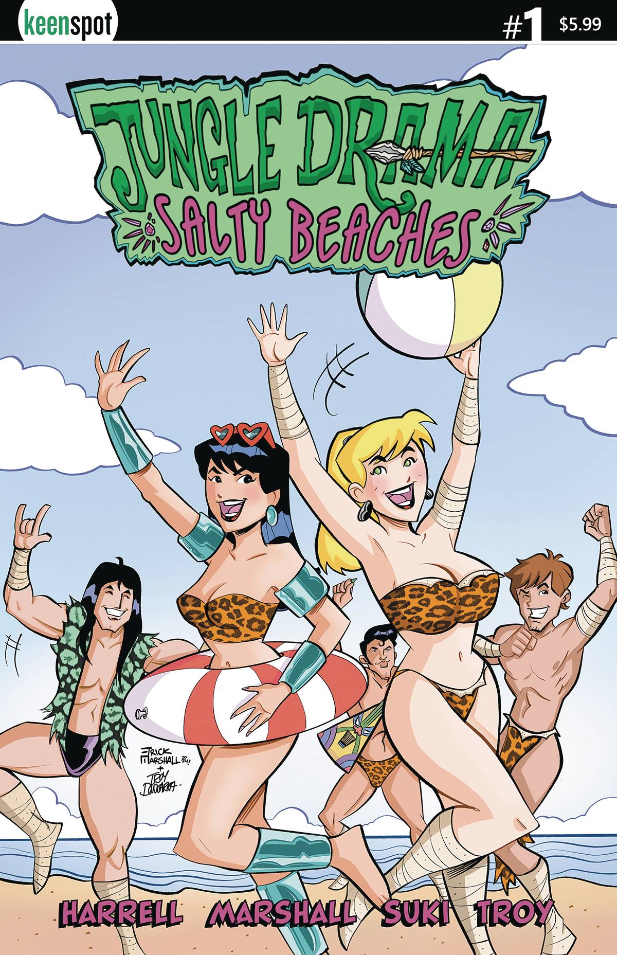 Jungle Drama Salty Beaches #1 Cover A Erick Marshall