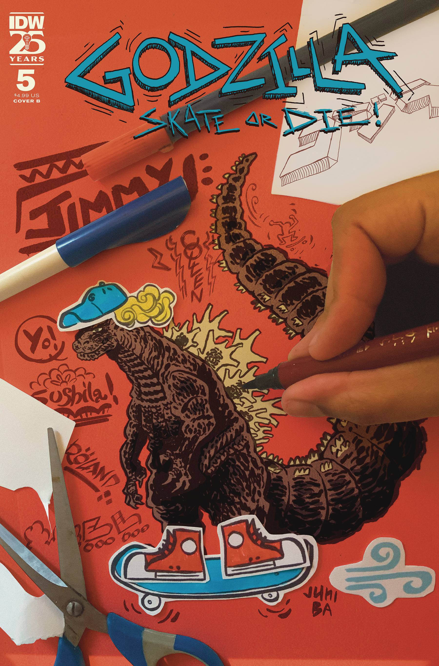 Godzilla: Skate Or Die #5 Variant B (Ba)