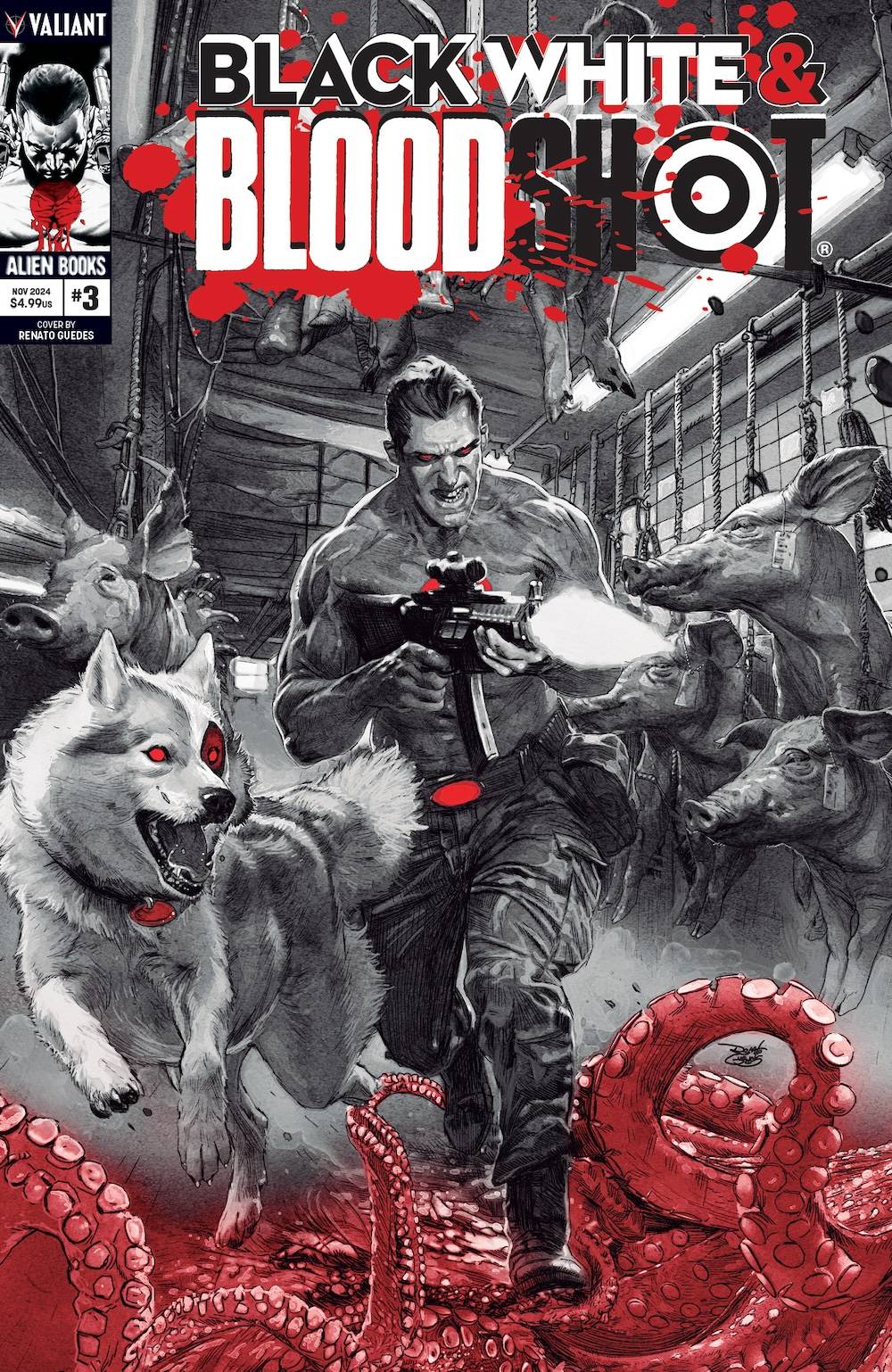 Black White & Bloodshot #3 (Of 4) Cover A Guedes (Mature)