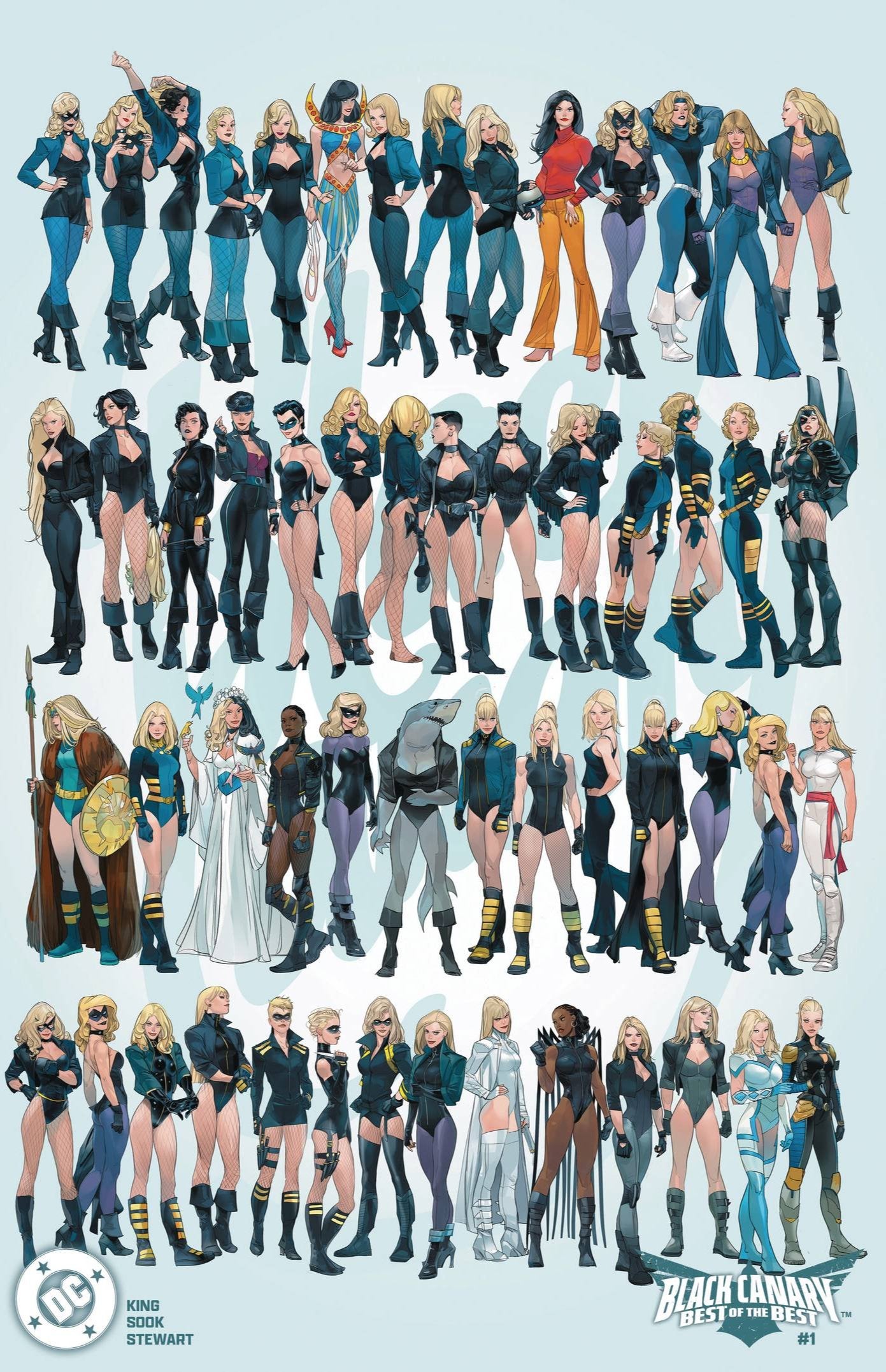 Black Canary Best Of The Best #1 (Of 6) Cover C Otto Schmidt Wraparound Card Stock Variant