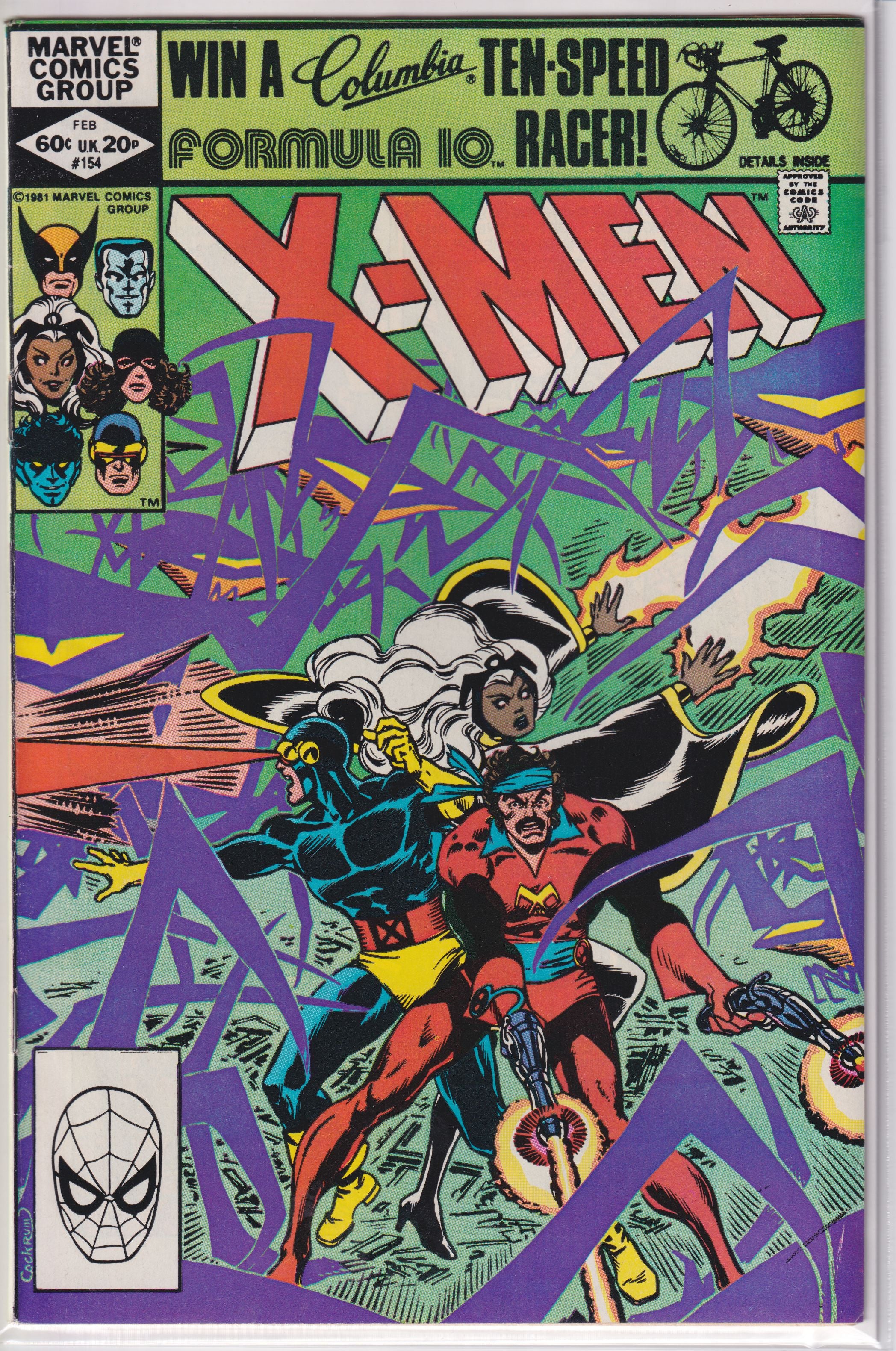 UNCANNY X-MEN (1981) #154 FN+
