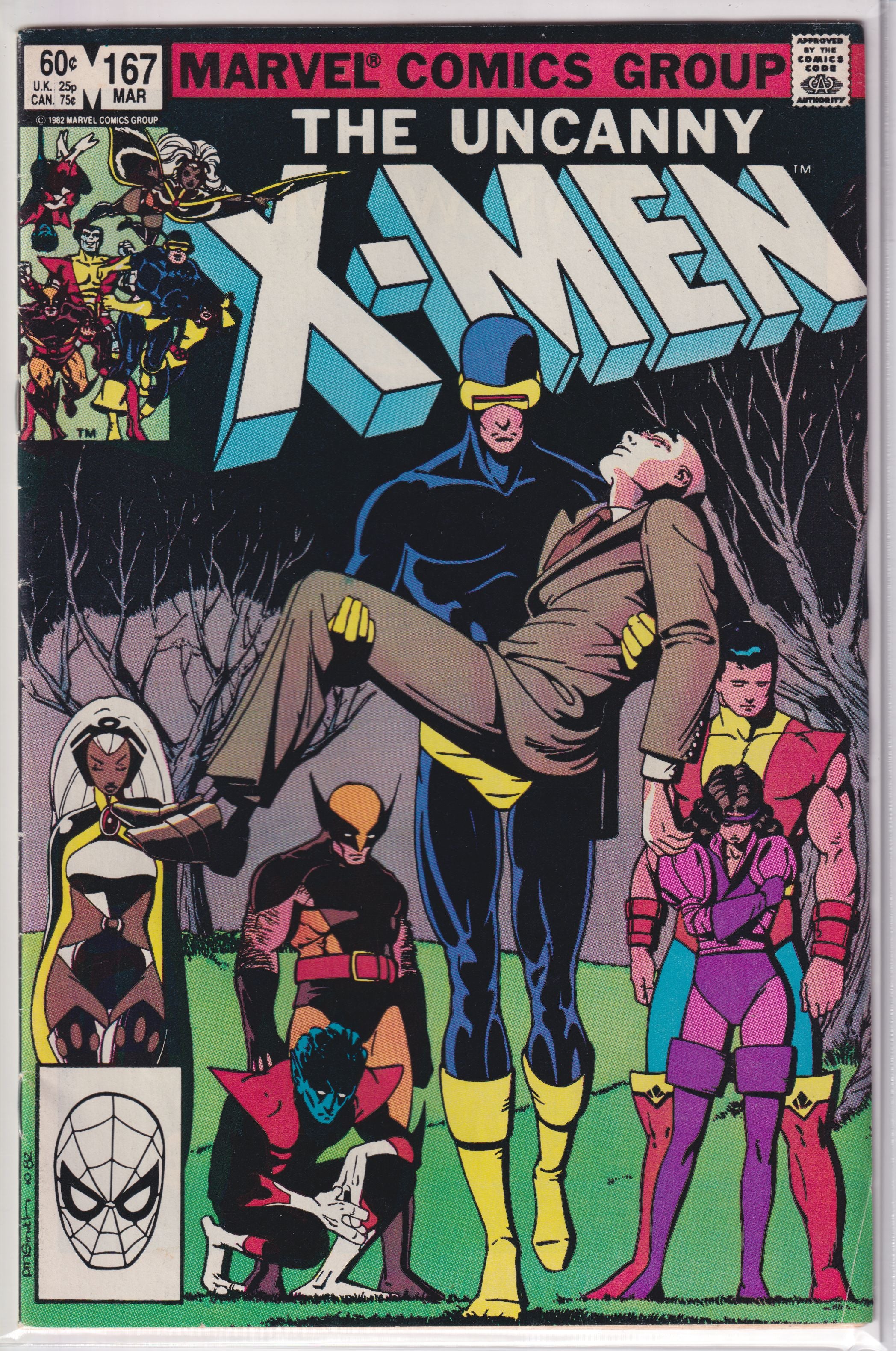 UNCANNY X-MEN (1981) #167 FN-