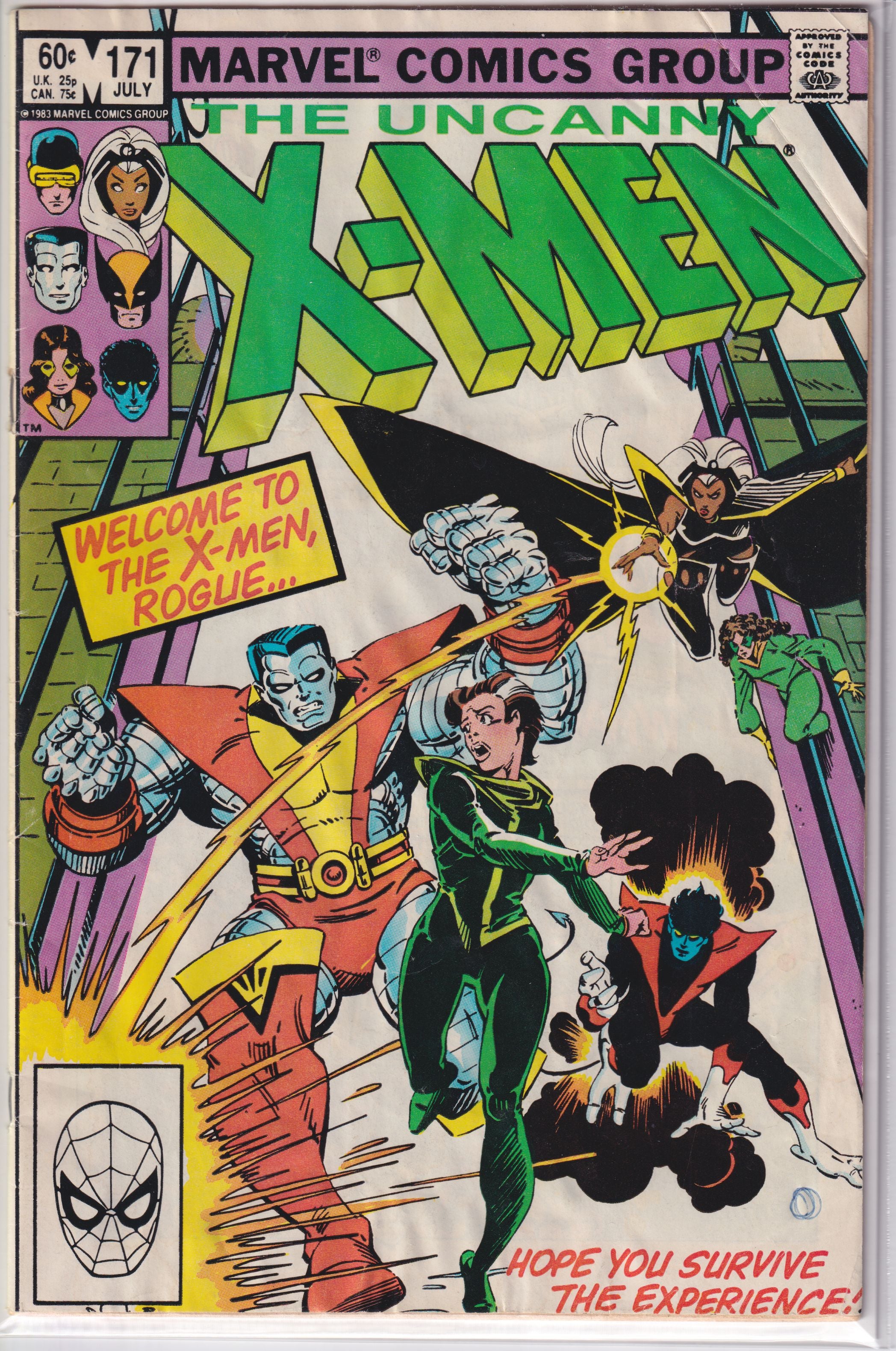 UNCANNY X-MEN (1981) #171 VG-