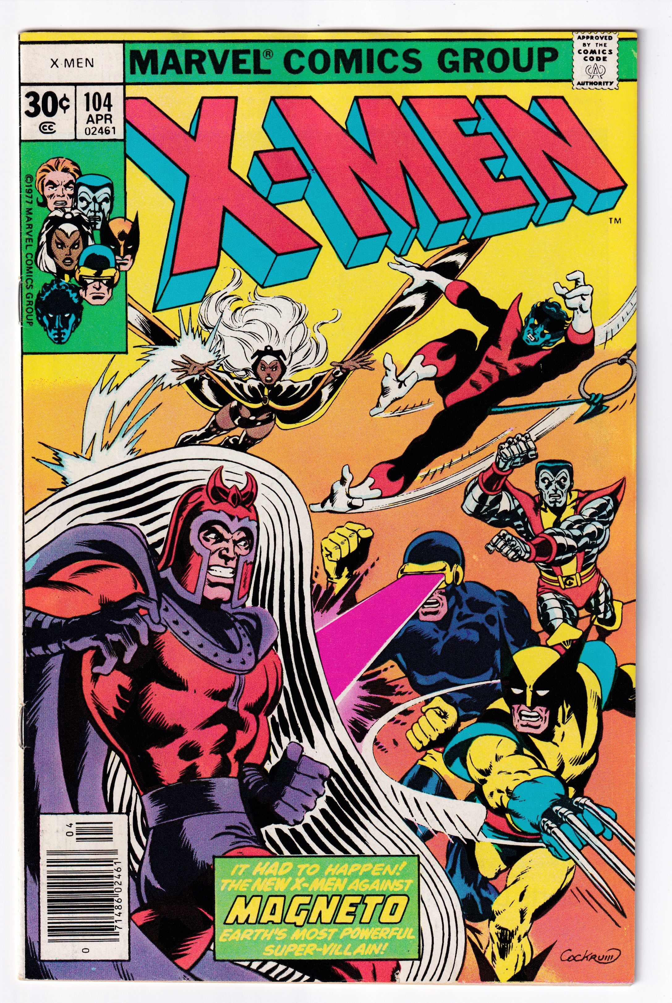 UNCANNY X-MEN (1963) #104 VF-