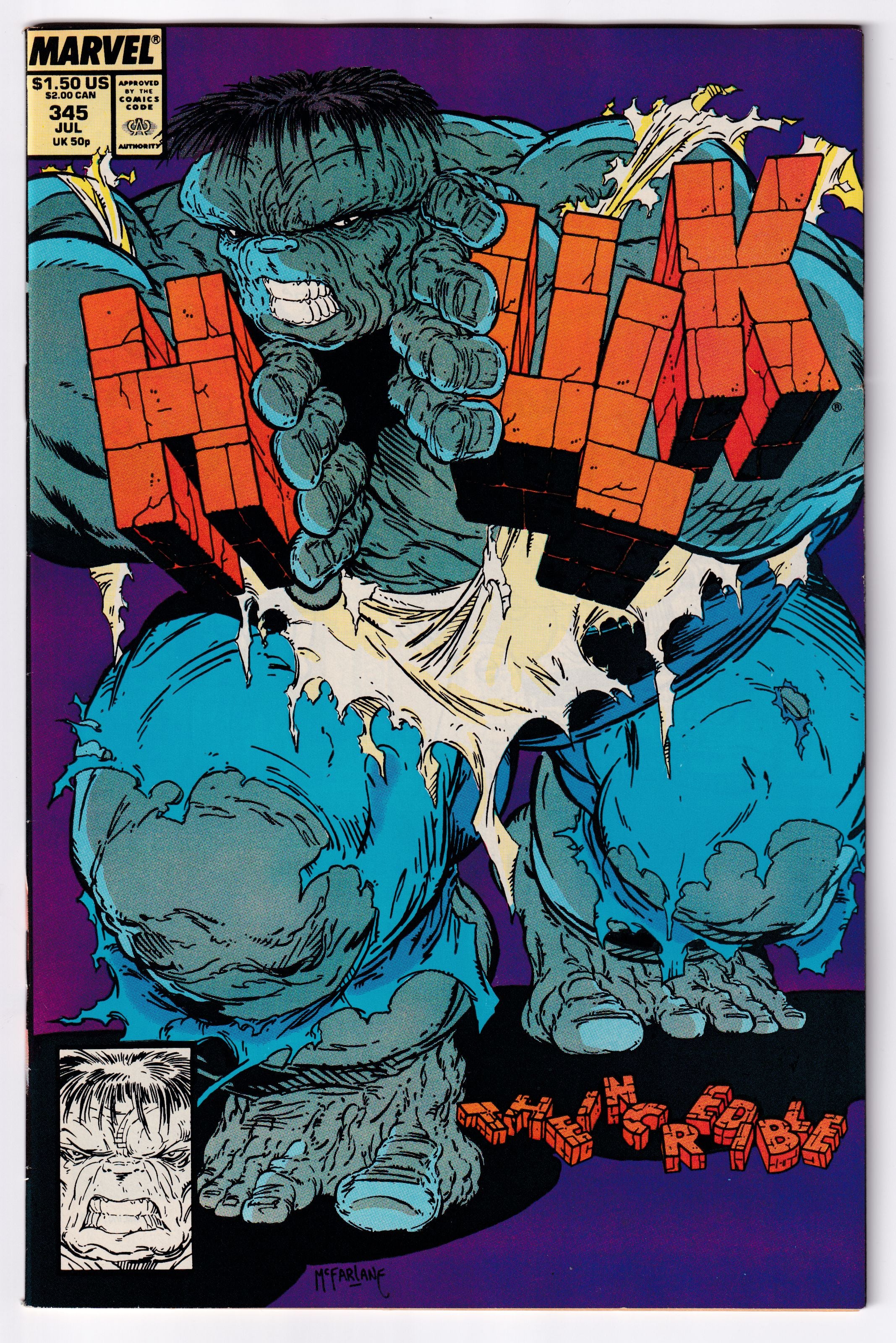 INCREDIBLE HULK (1962) #345 VF+