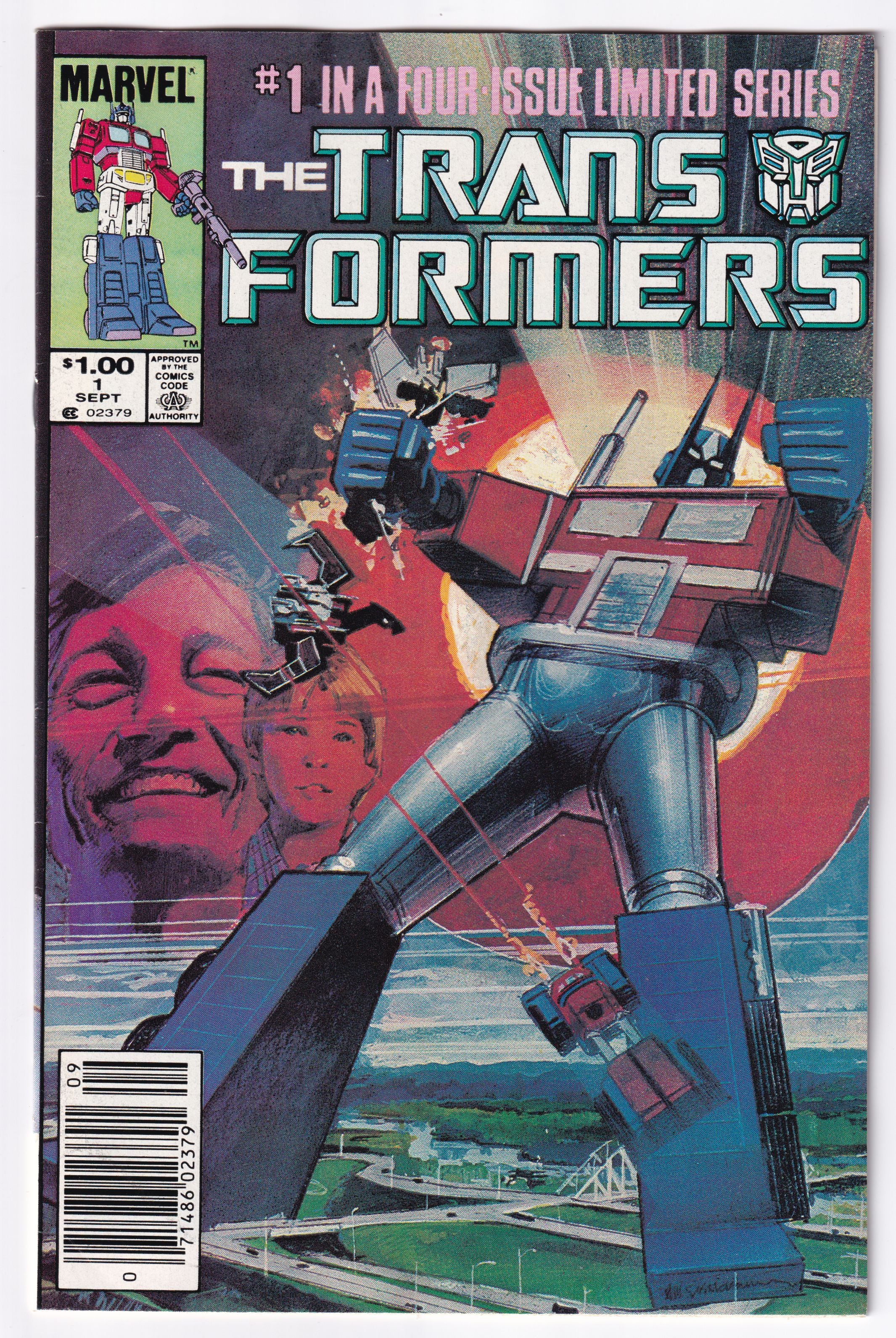 TRANSFORMERS (1984) #1 NM-