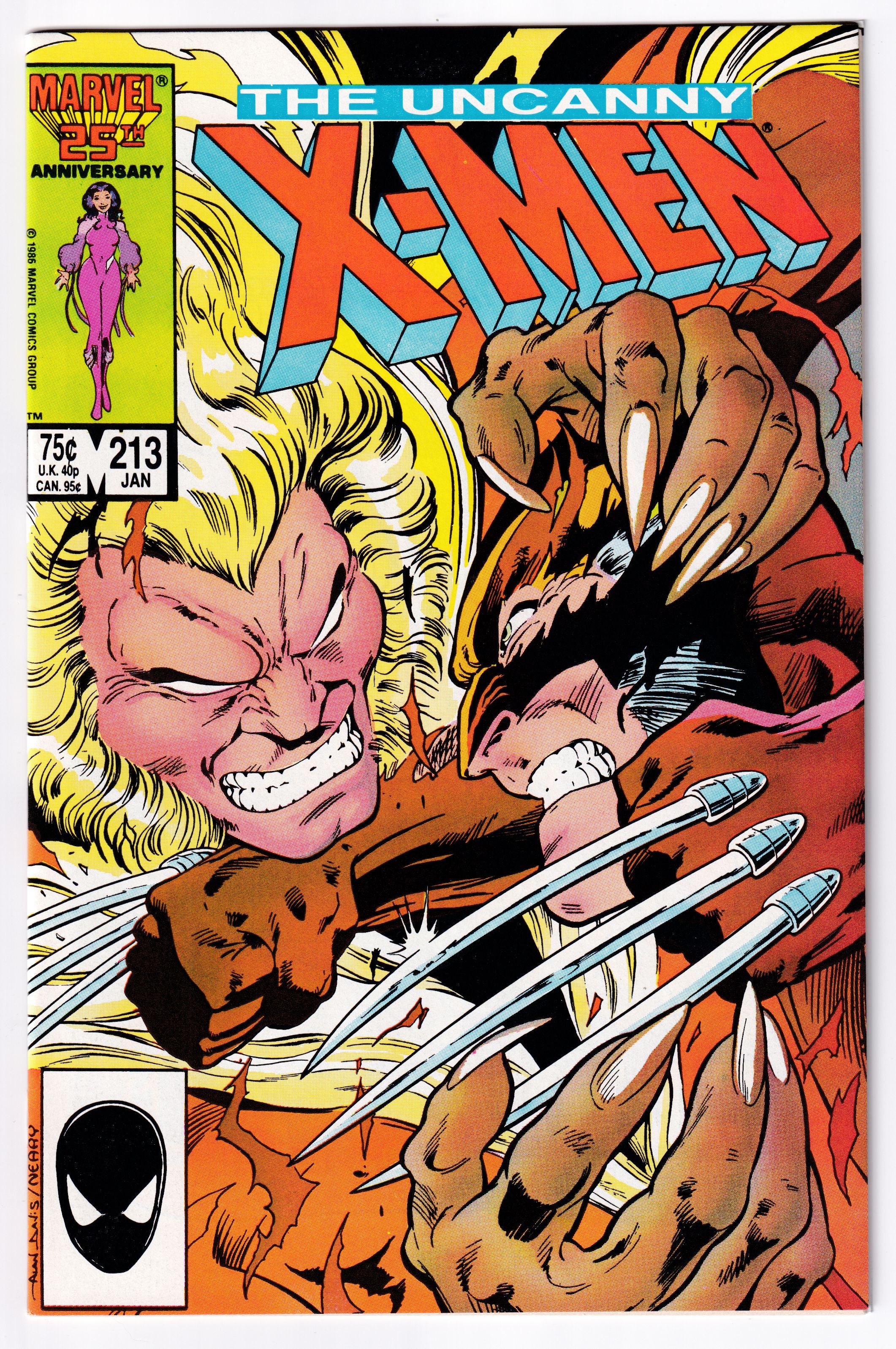 UNCANNY X-MEN (1963) #213 VF/NM