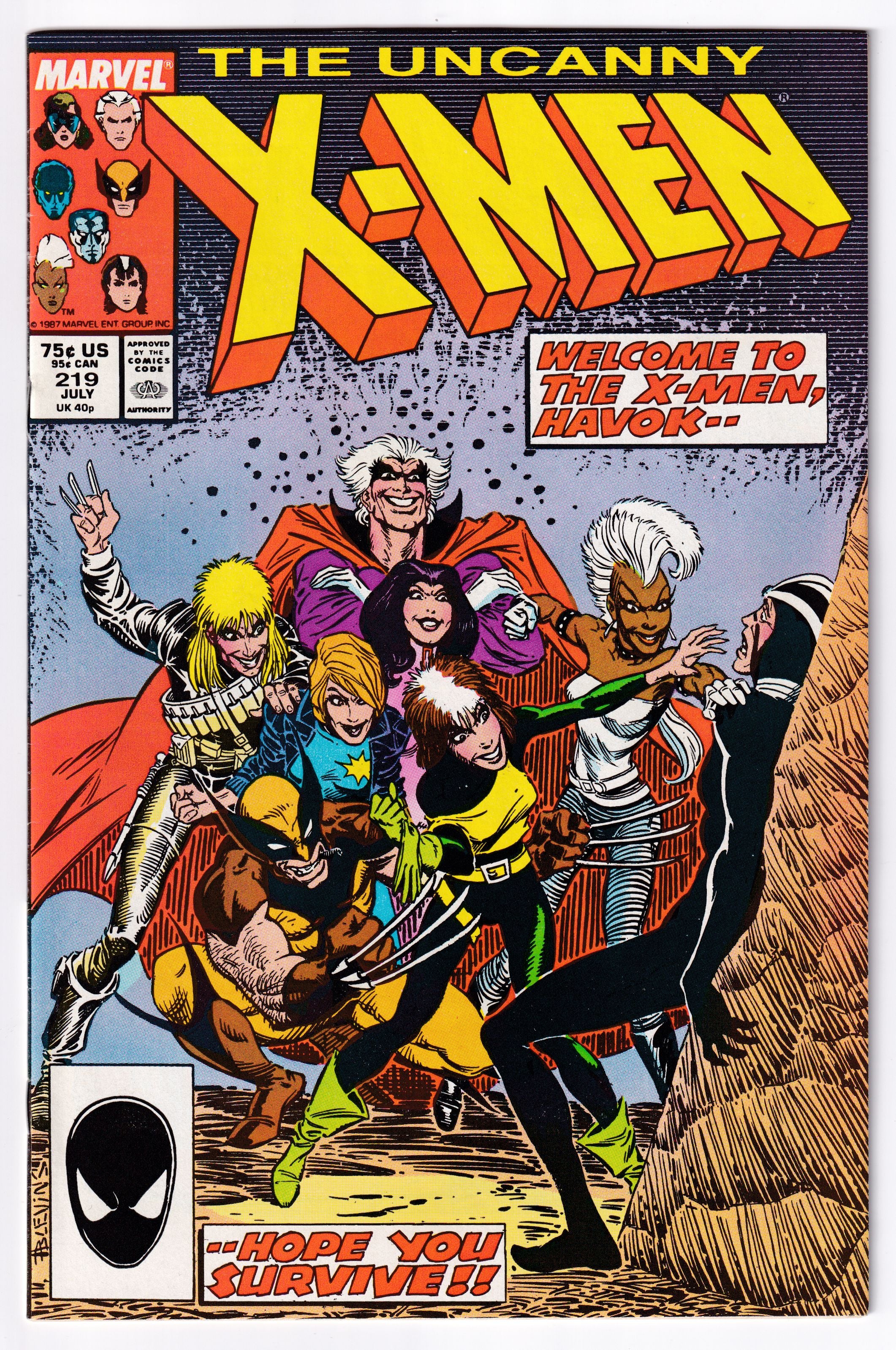 UNCANNY X-MEN (1963) #219 VF+