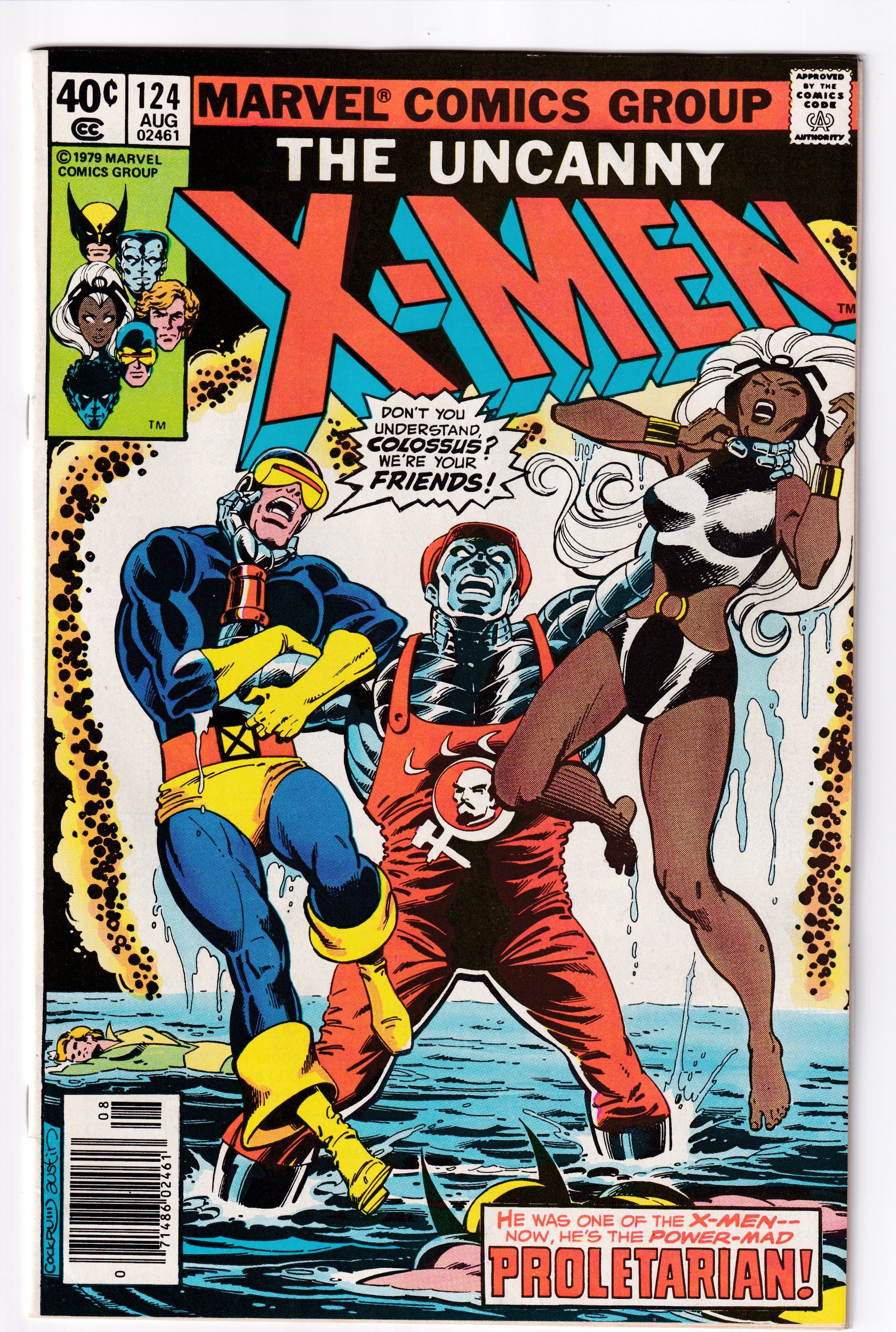 UNCANNY X-MEN (1963) #124 VF-