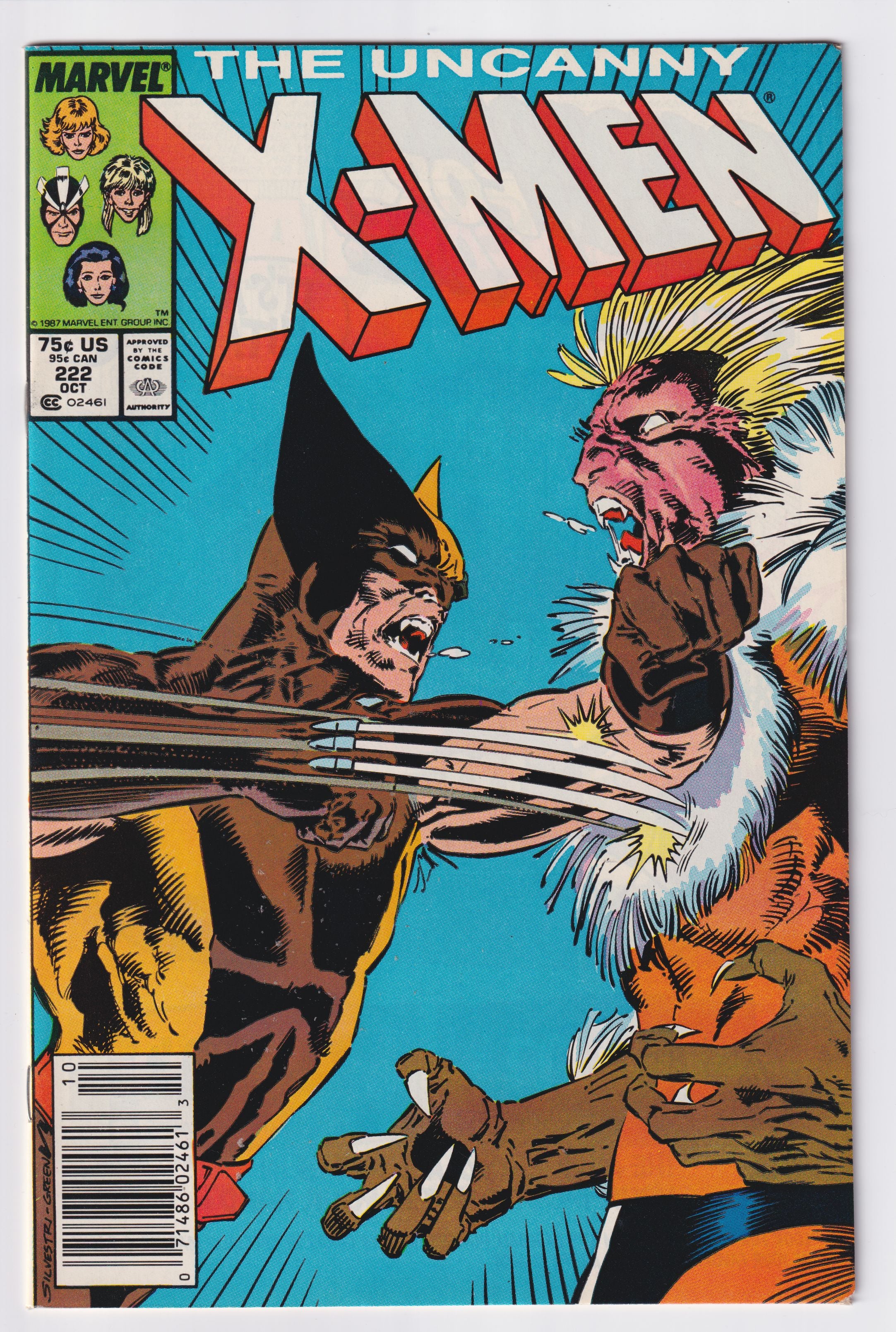 UNCANNY X-MEN (1963) #222 VF