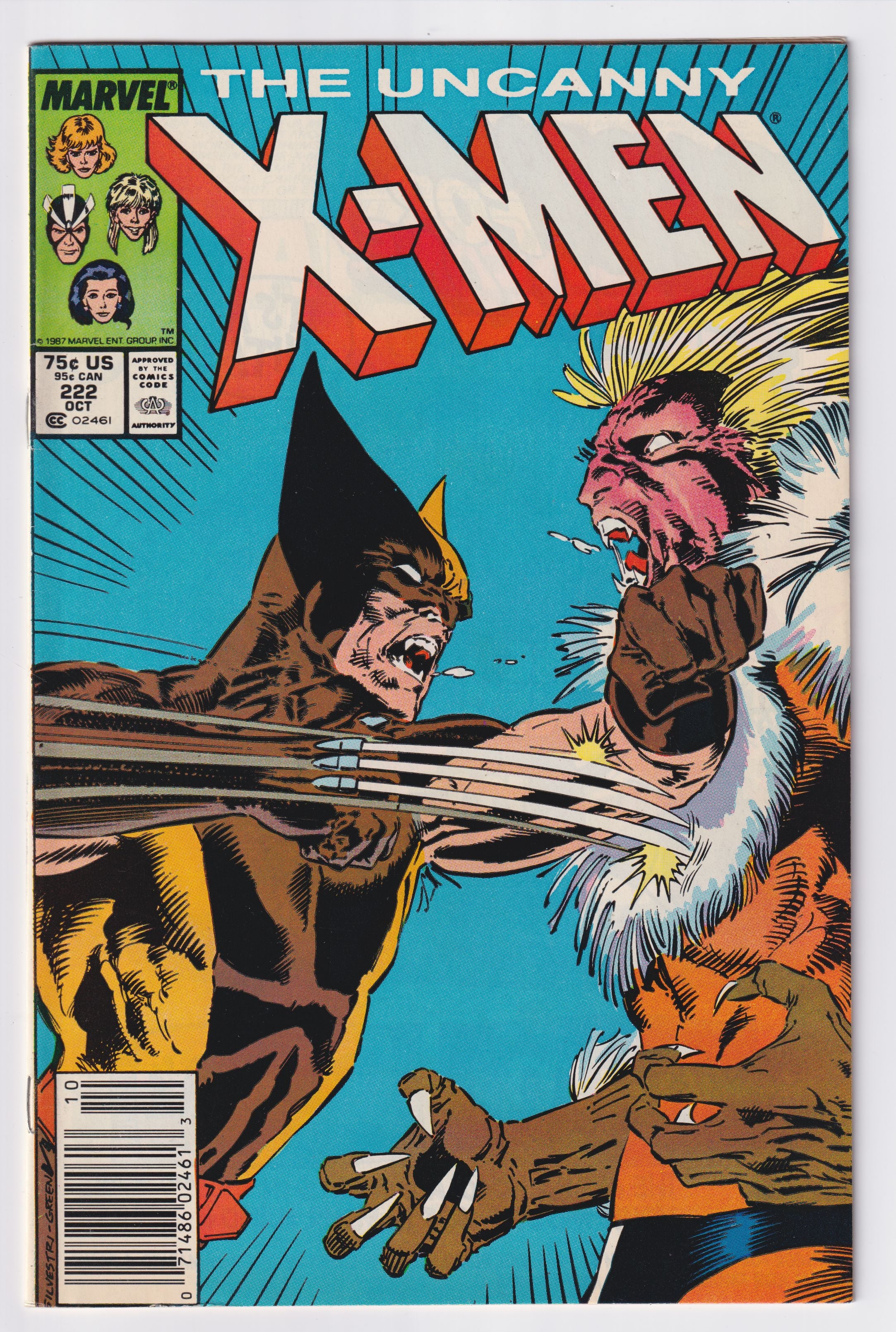 UNCANNY X-MEN (1963) #222 VF+