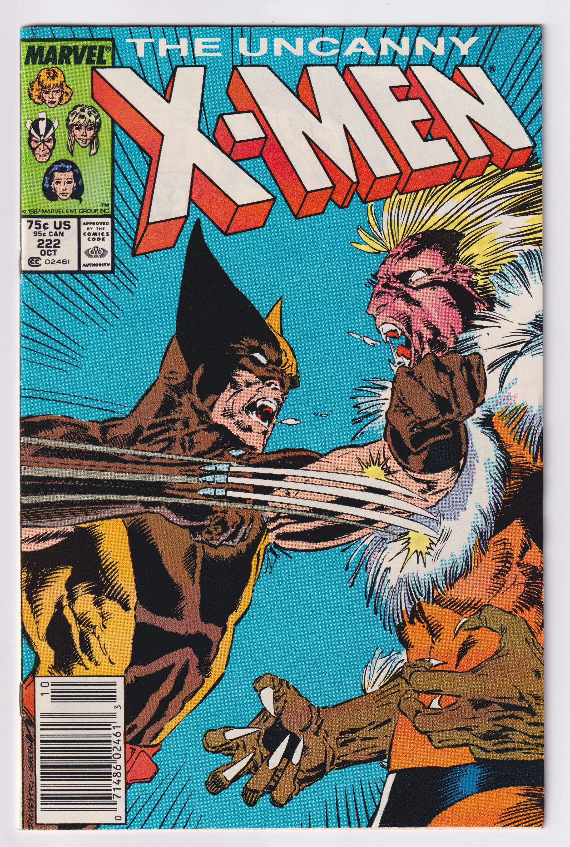 UNCANNY X-MEN (1963) #222 VF+