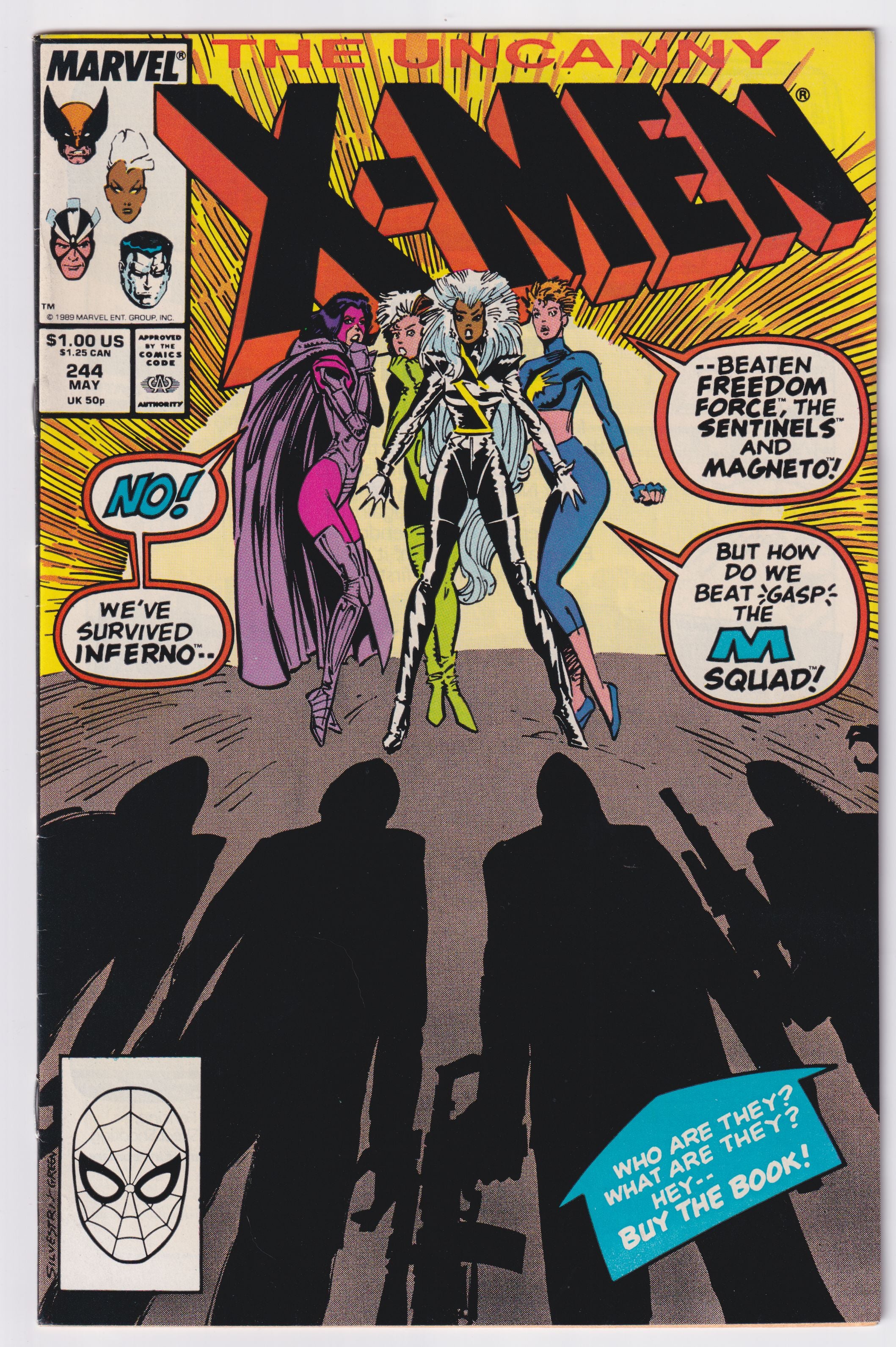 UNCANNY X-MEN (1963) #244 FN