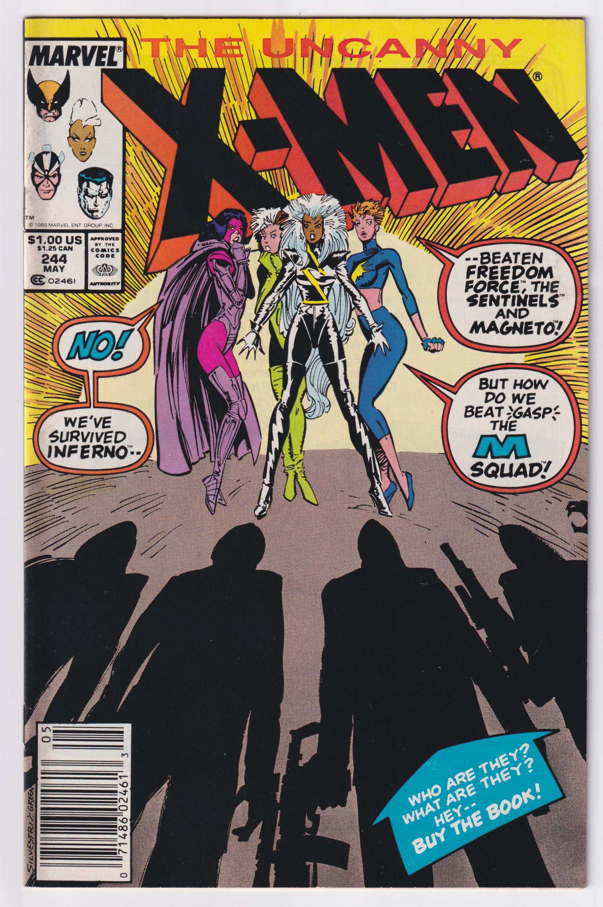 UNCANNY X-MEN (1963) #244 VF-