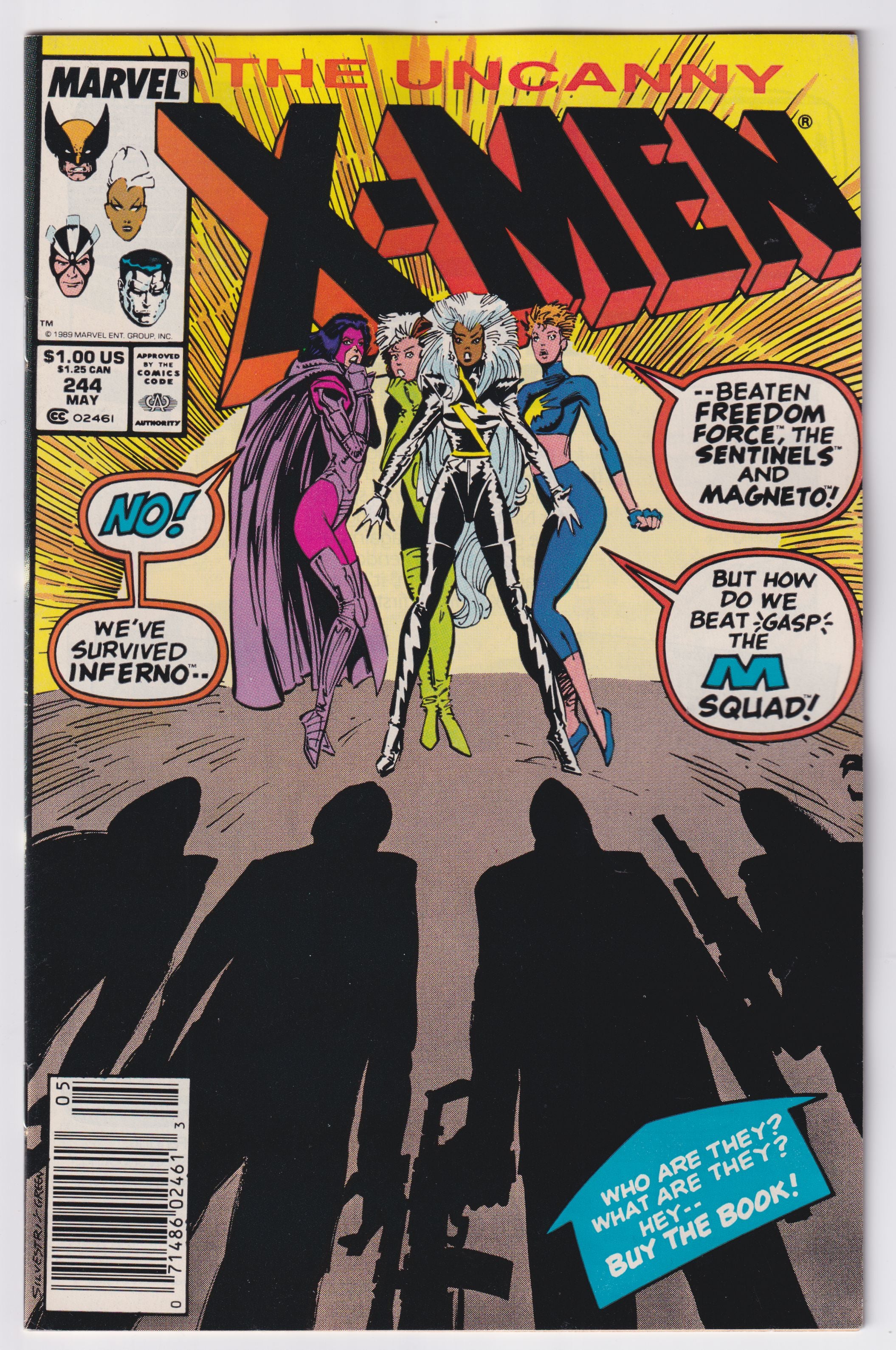 UNCANNY X-MEN (1963) #244 VF/NM