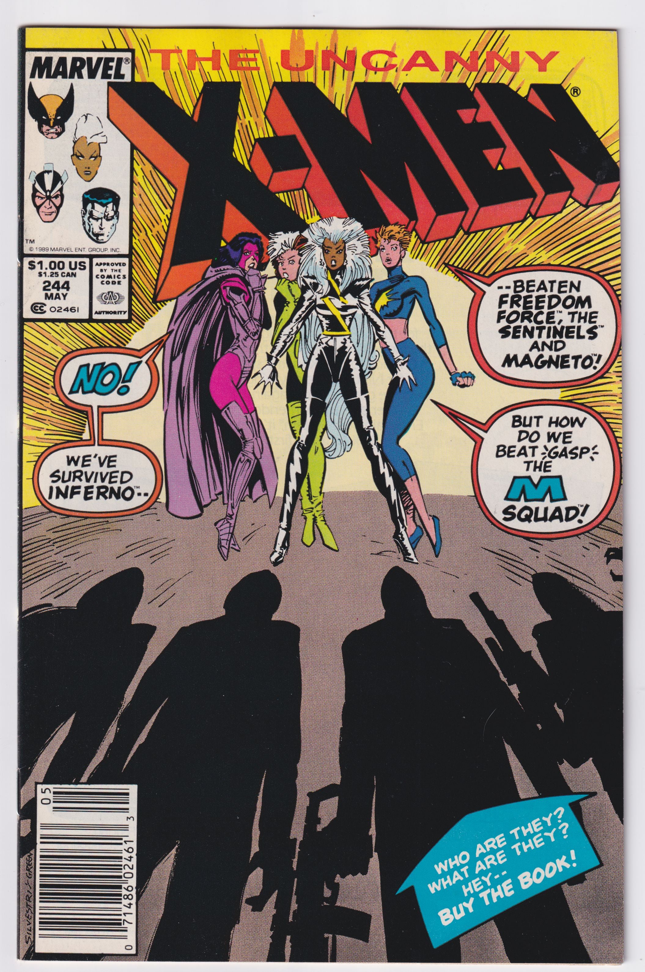 UNCANNY X-MEN (1963) #244 NM-