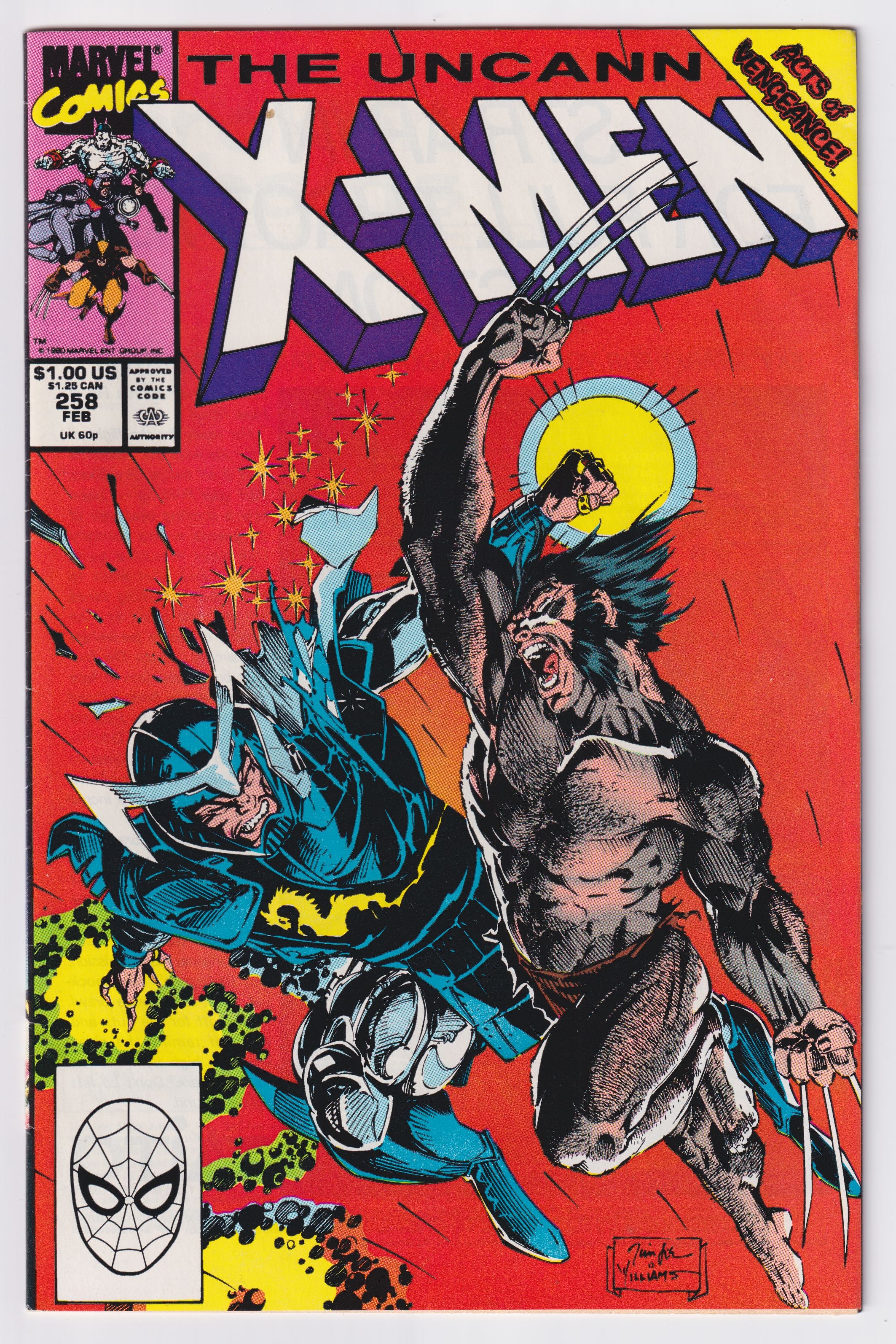 UNCANNY X-MEN (1963) #258 FN-