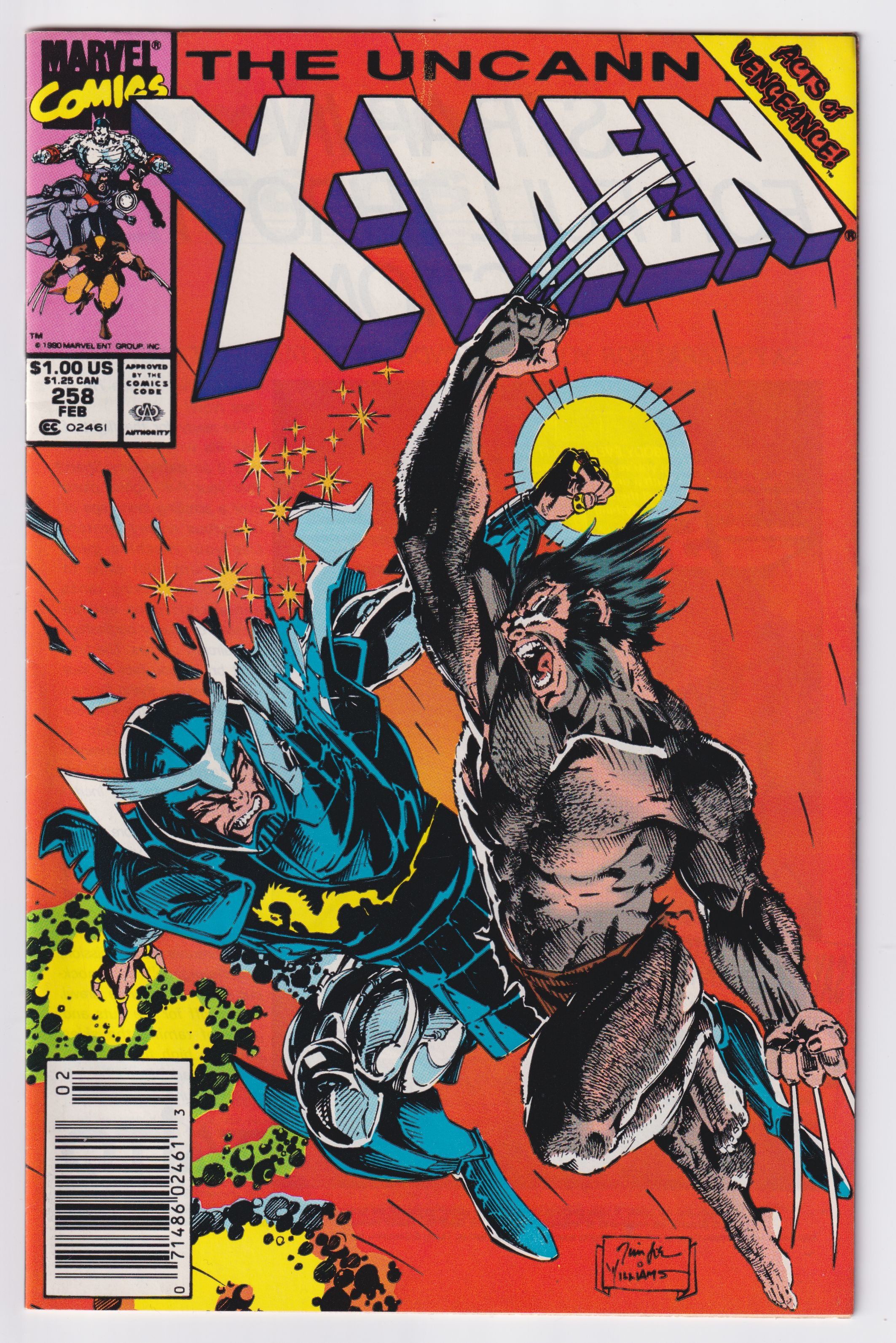 UNCANNY X-MEN (1963) #258 VF-