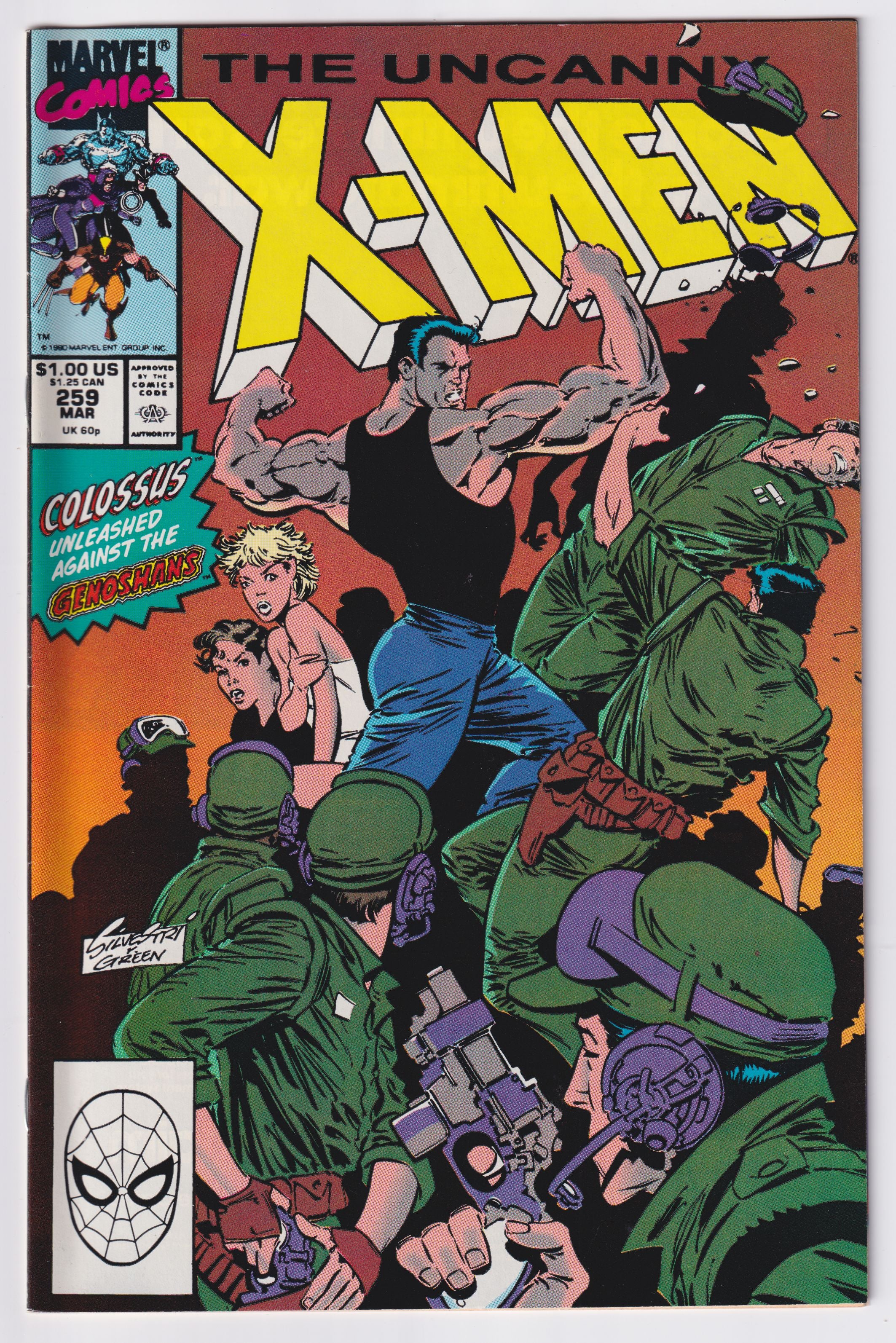 UNCANNY X-MEN (1963) #259 VF-