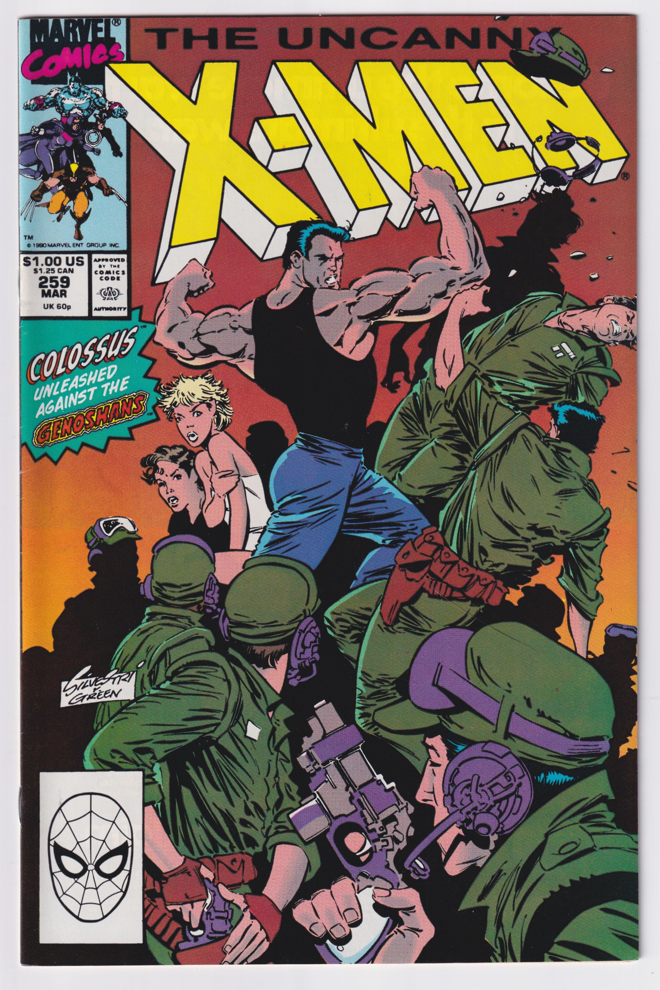 UNCANNY X-MEN (1963) #259 VF+