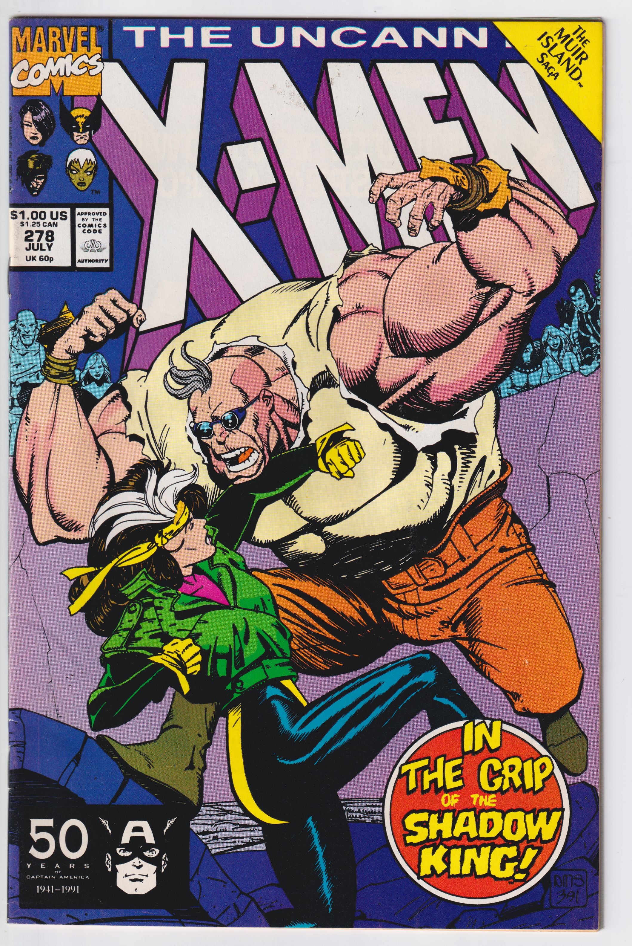 UNCANNY X-MEN (1963) #278 FN+