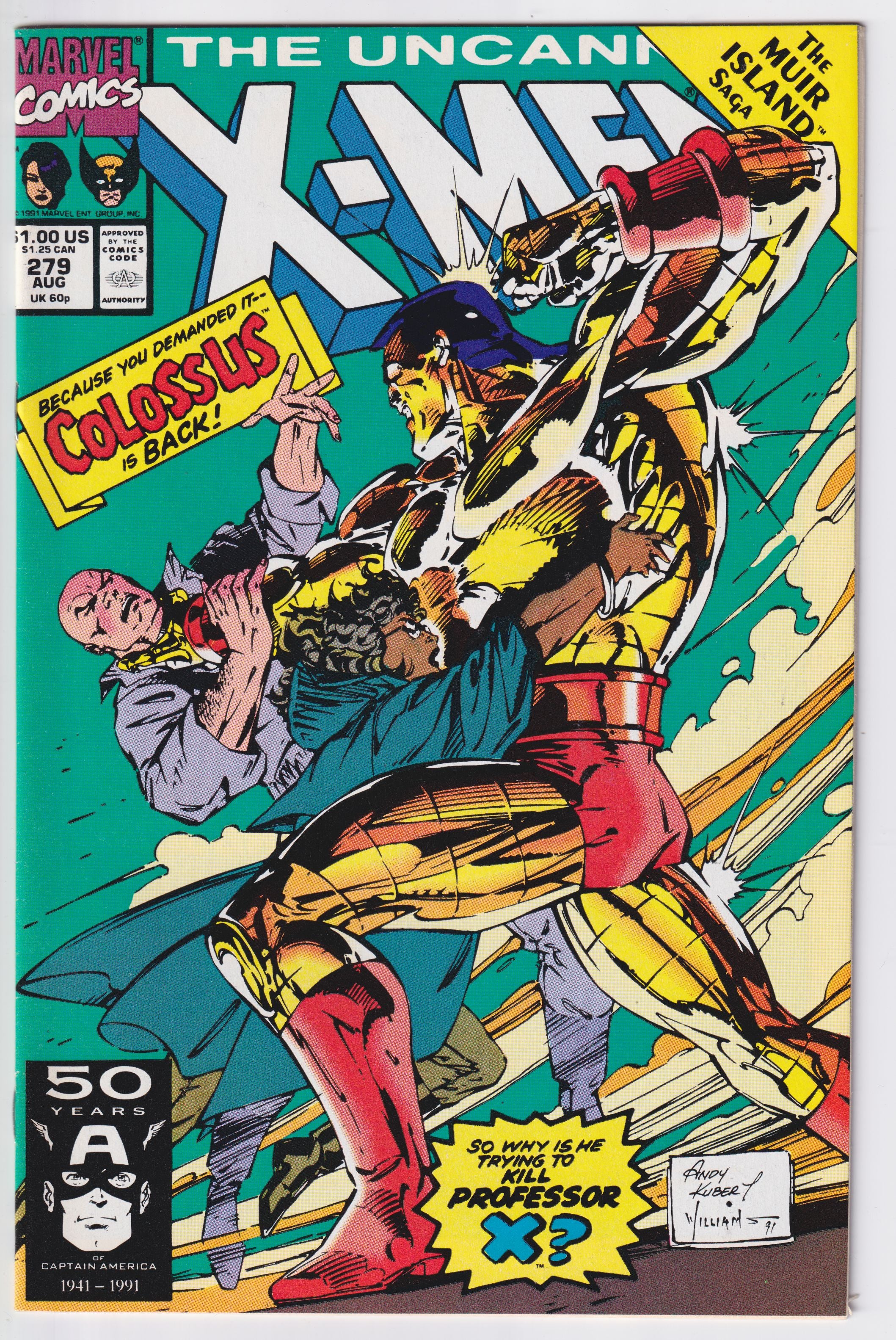 UNCANNY X-MEN (1963) #279 NM-