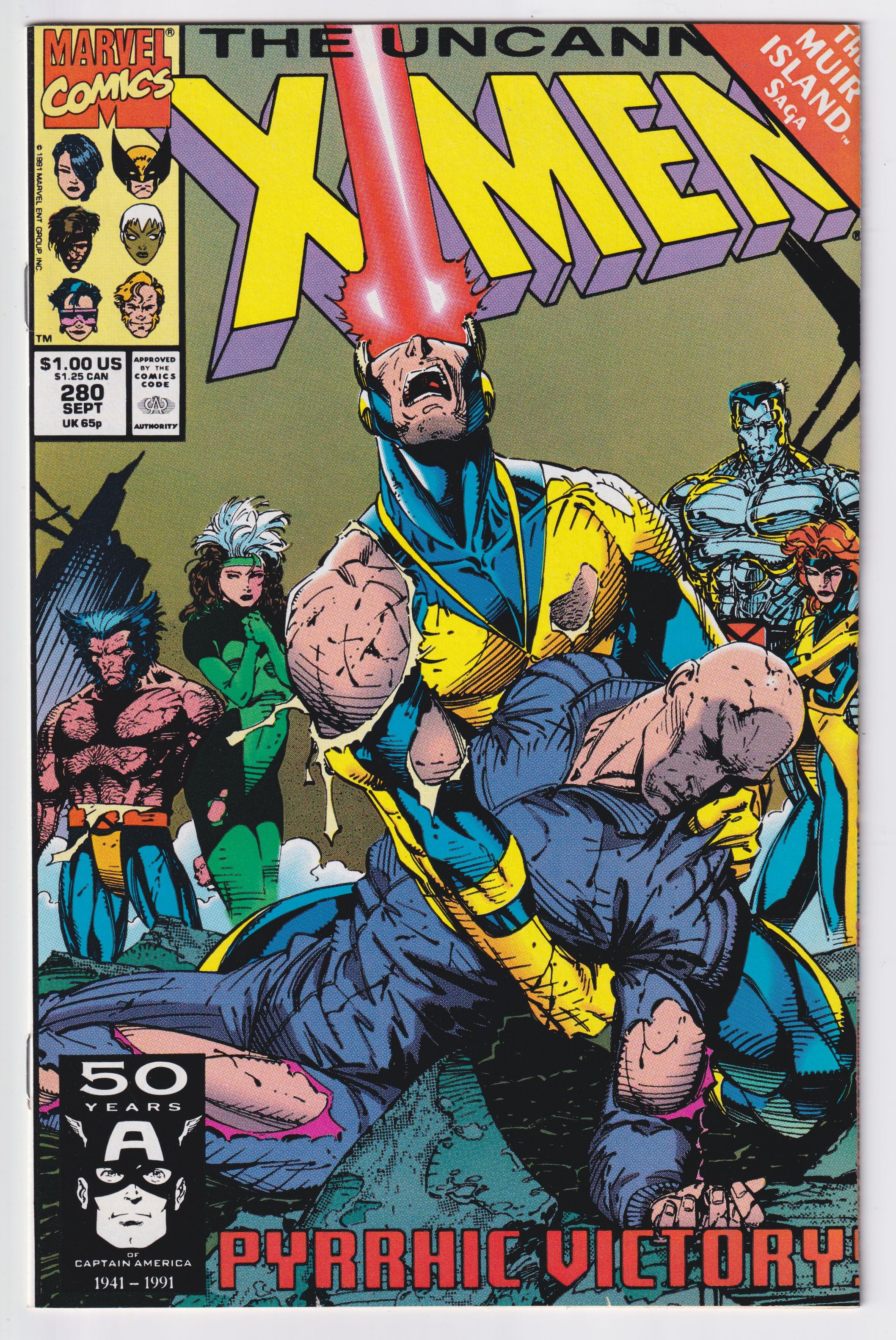 UNCANNY X-MEN (1963) #280 NM+