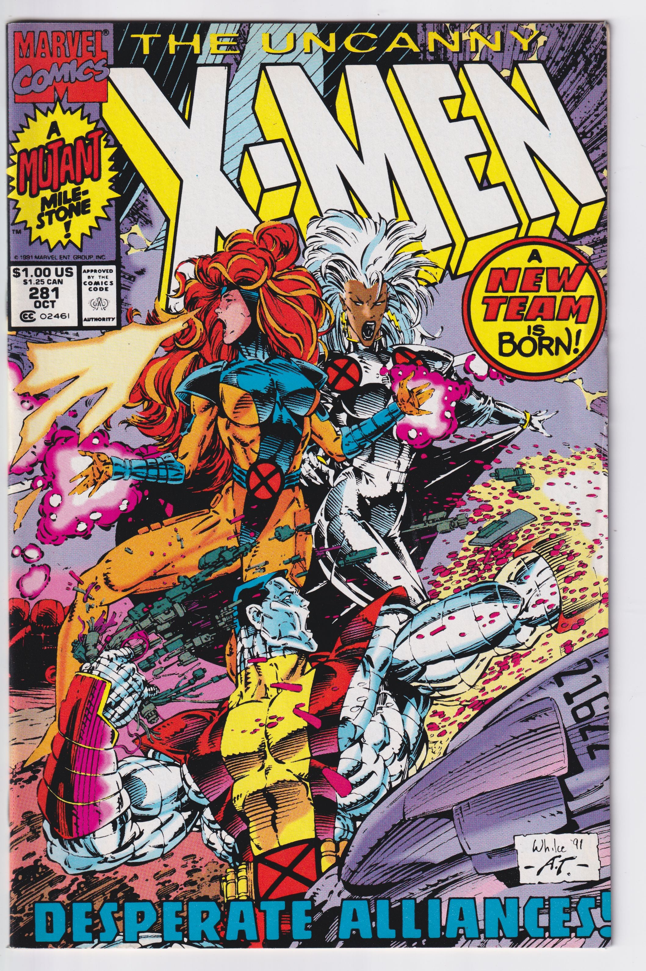 UNCANNY X-MEN (1963) #281 VG+