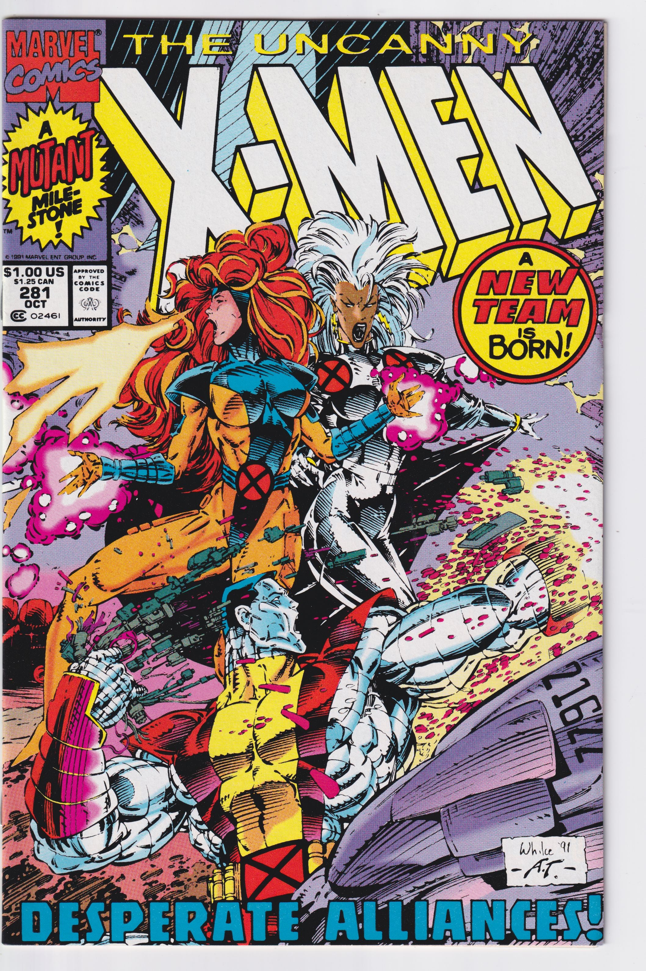 UNCANNY X-MEN (1963) #281 NM