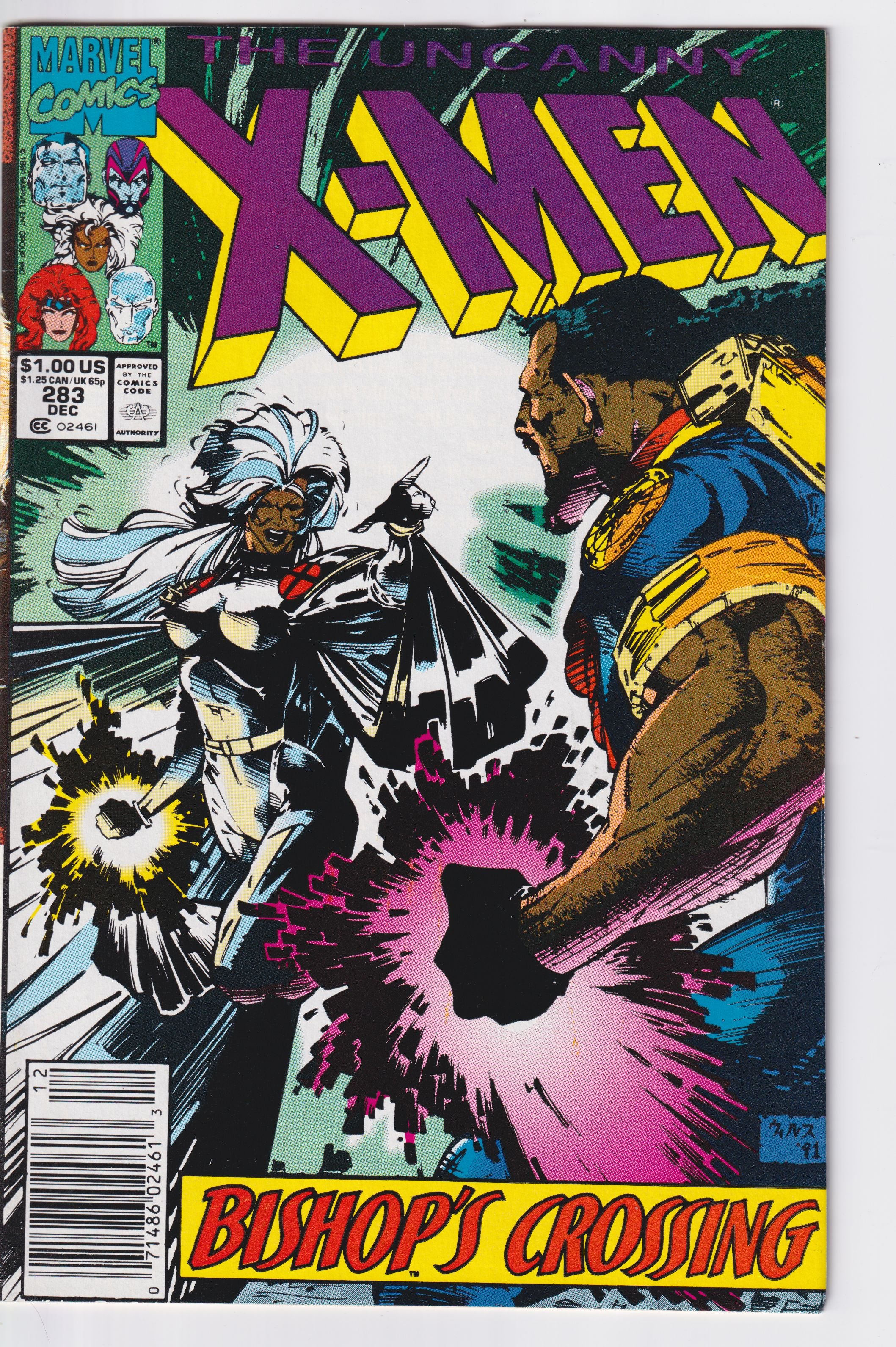 UNCANNY X-MEN (1963) #283 FN